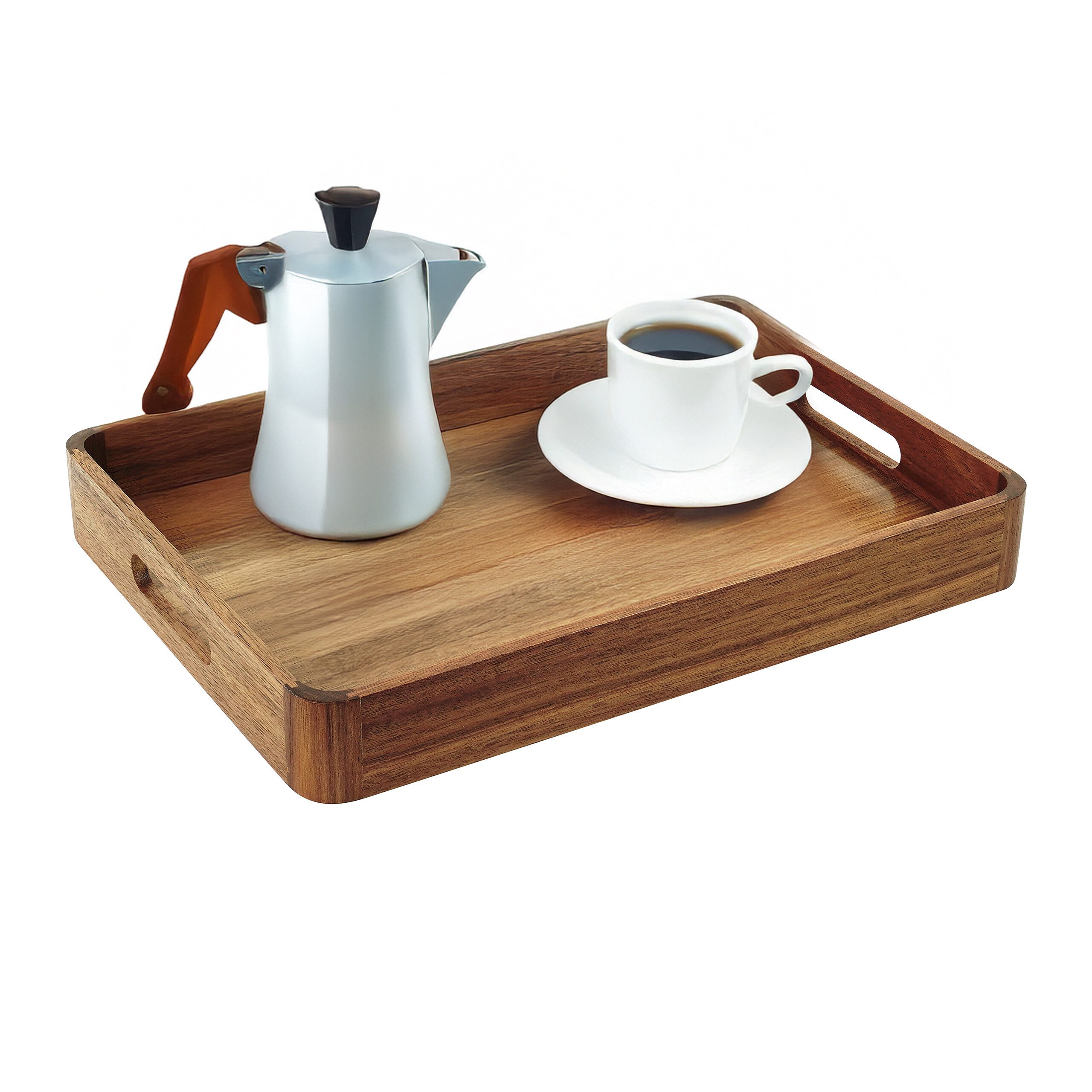 Tablett Serviertablett Akazienholz