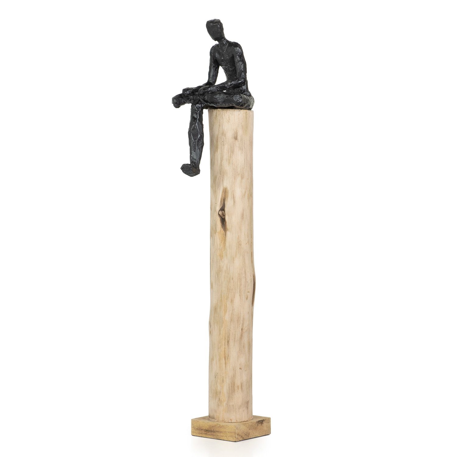 Figuren Skulptur Deko Objekte groß, Mann Wohnzimmer Moritz Holzdeko Holz Holzdekoration