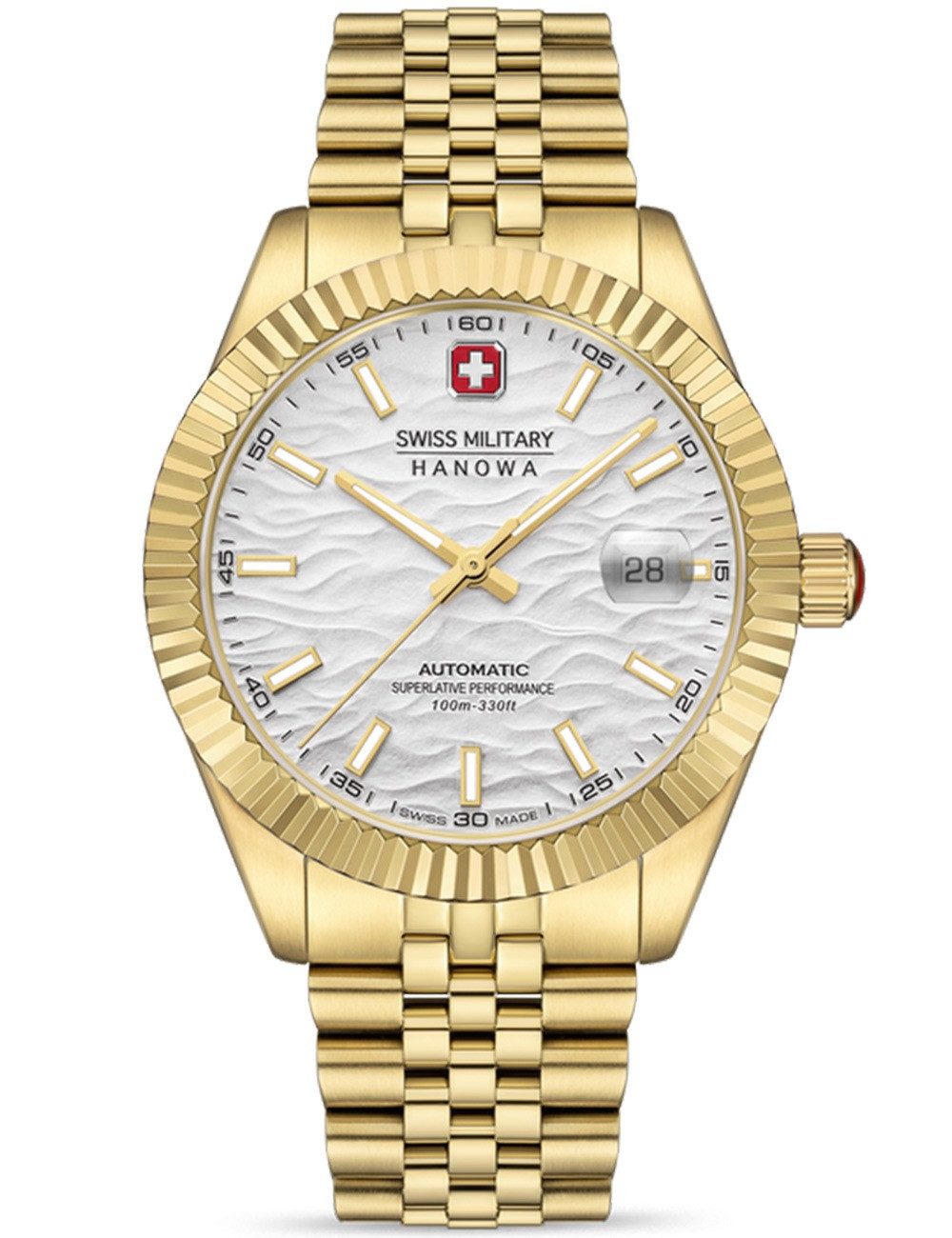 Swiss Military Hanowa Automatikuhr Swiss Military Hanowa SMWGL0005410 Herrenuhr Master Diligenter Automat Swiss Military Hanowa SMWGL0005410 Herrenuhr Master Diligenter Automatik 41mm 10ATM