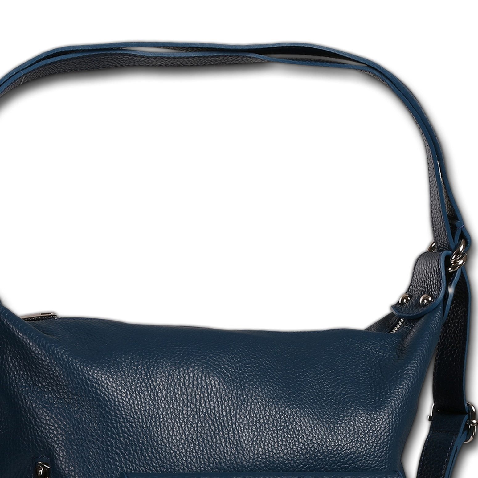 Toscanto Schultertasche Toscanto Tasche petrolblau (Schultertasche), Damen Schultertasche, Cityrucksack Leder, petrolblau ca. 38cm x 32cm – Bild 2 von 5