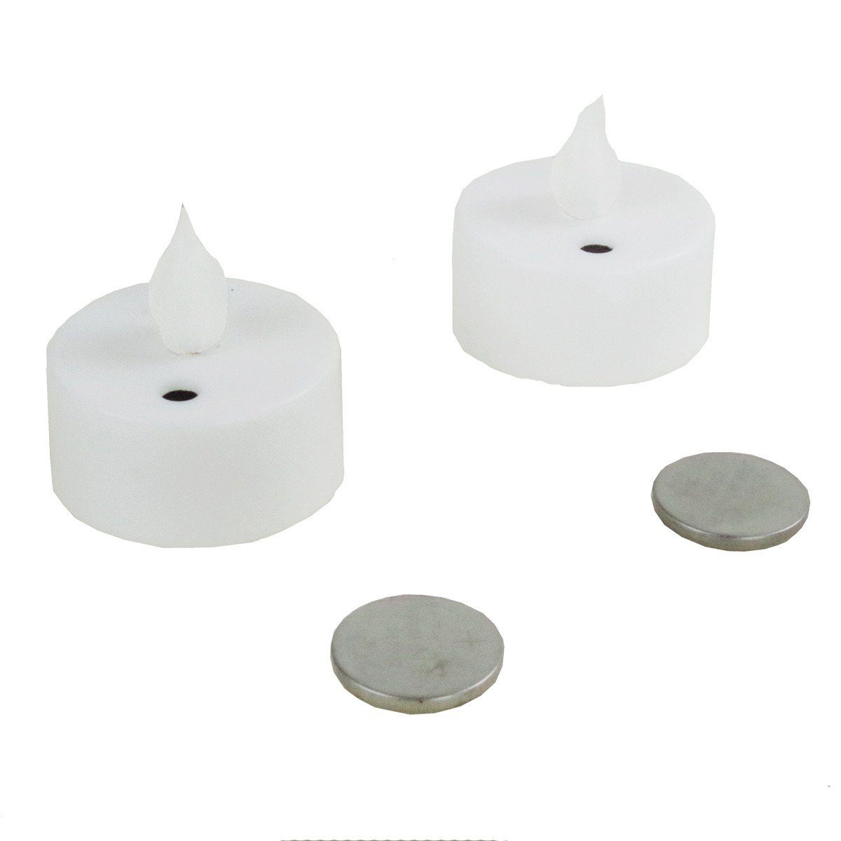 LED-Kerze LED Teelicht Teelichter 2Stück flackernd weiss Ausblasfunktion, i günstig online kaufen