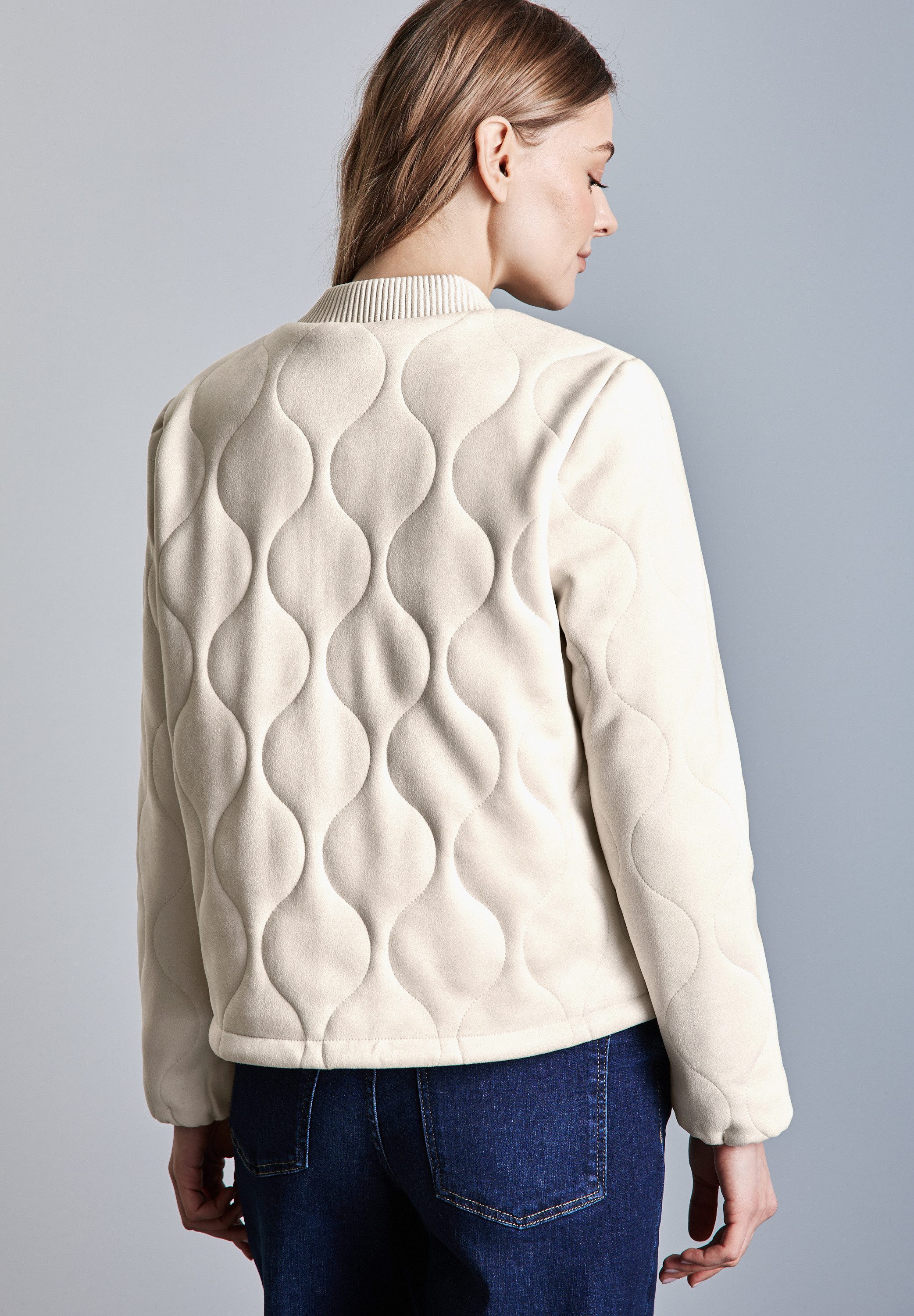 STREET ONE Steppjacke aus elastischem Materialmix günstig online kaufen