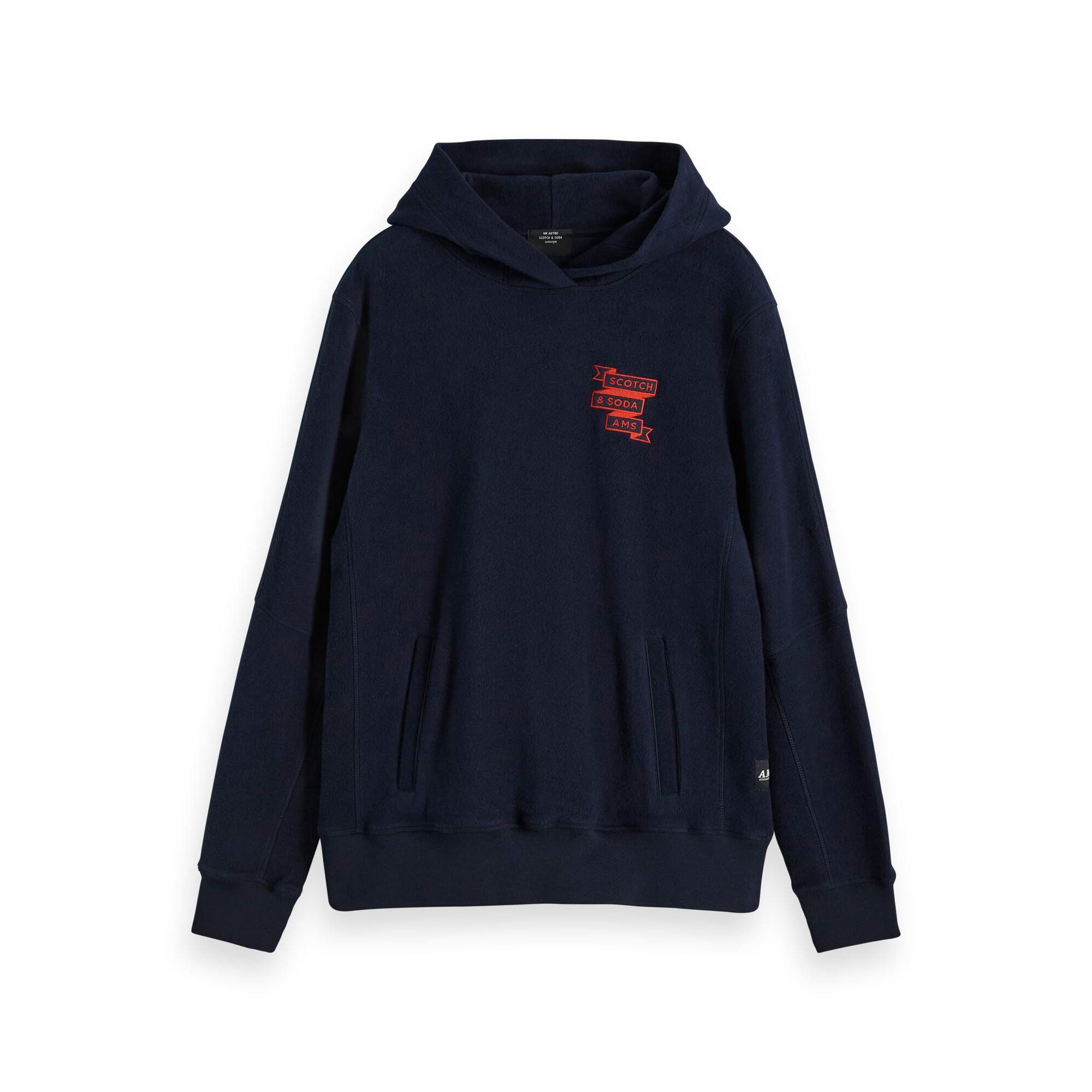 Kapuzenpullover Scotch & Soda Herren Kapuzenpullover Fleece Hoody 152246