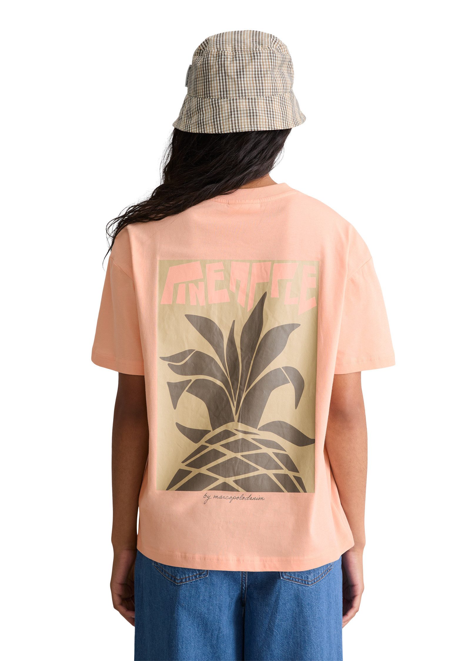 Marc O'Polo DENIM T-Shirt mit Rückenprint