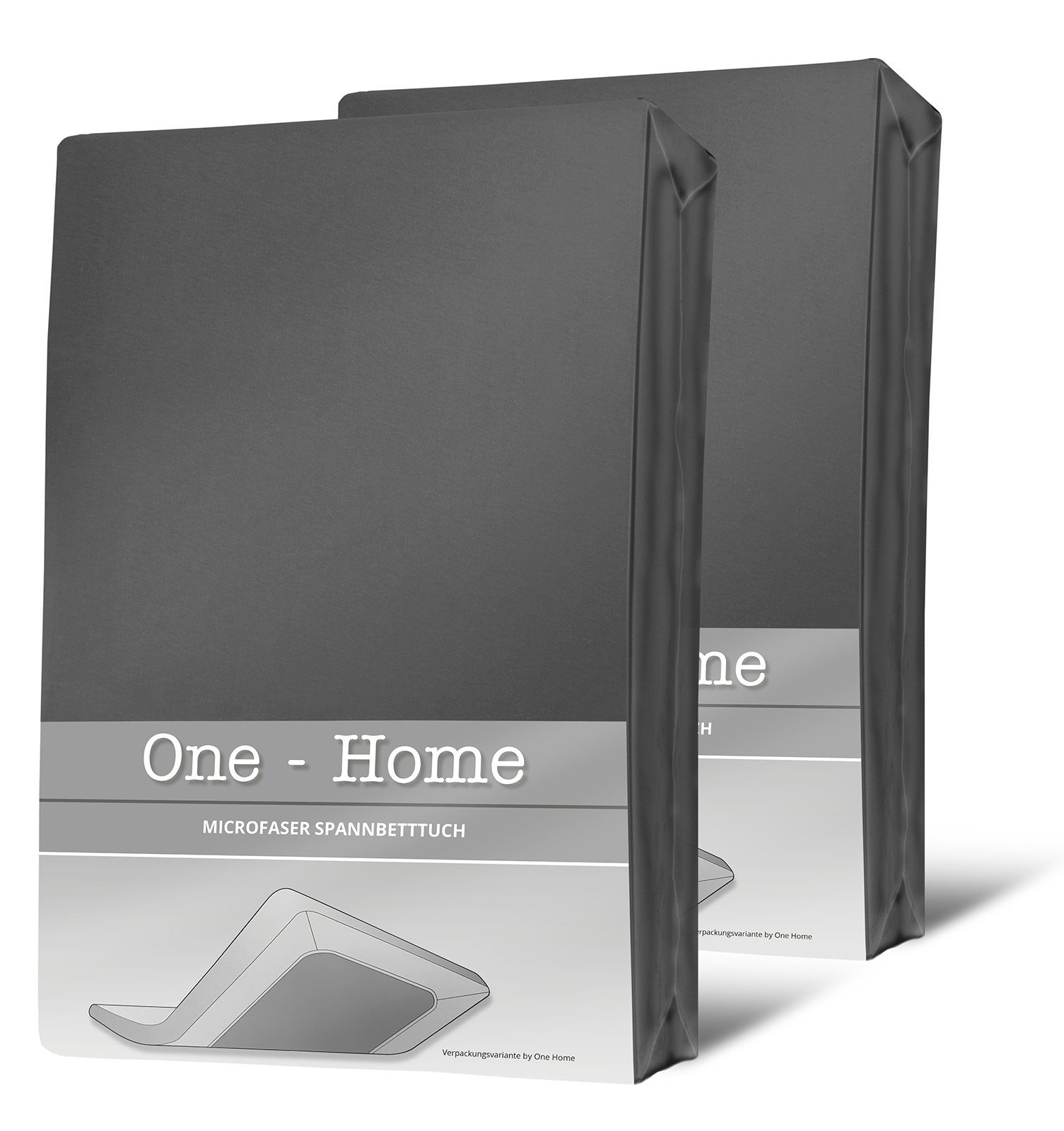 One Home Spannbettlaken, Microfaser, Gummizug: rundum, günstig online kaufen