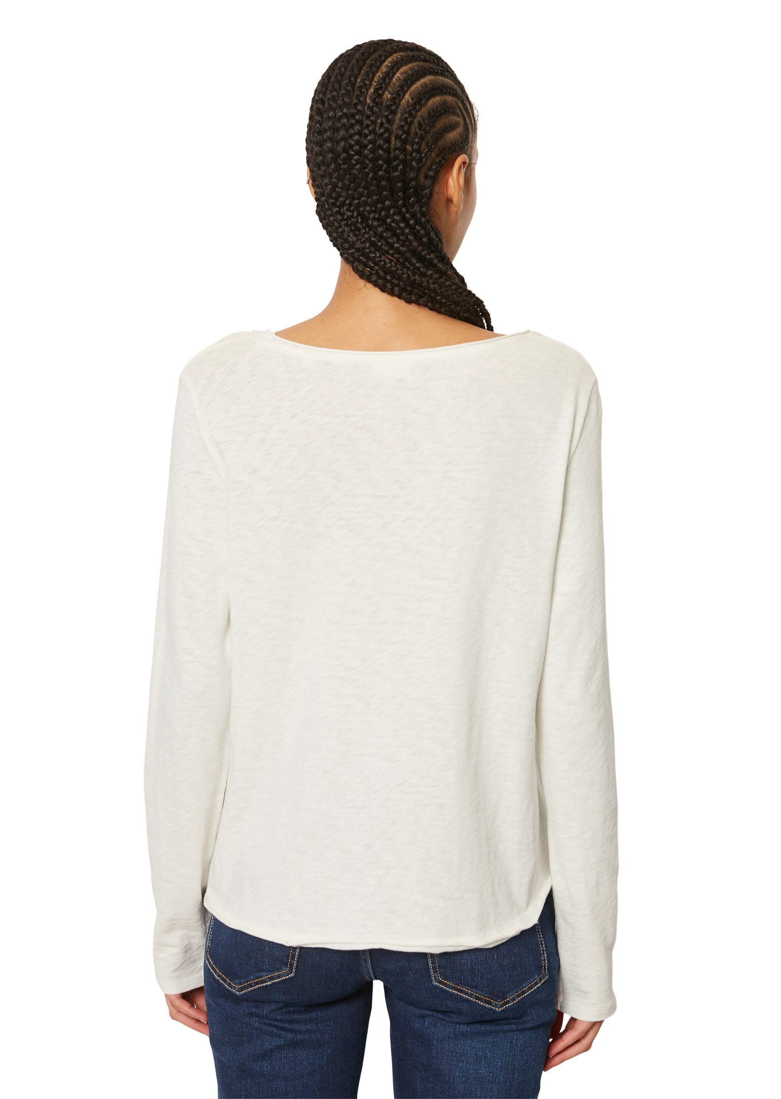 Marc O'Polo DENIM Langarmshirt aus Organic Cotton