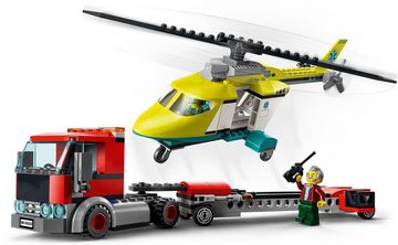 LEGO® Konstruktionsspielsteine Hubschrauber Transporter (60343), LEGO® City, (215 St)