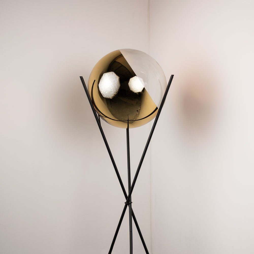 40cm Fairy Stehlampe Gold/Schwarz Stehleuchte s.luce