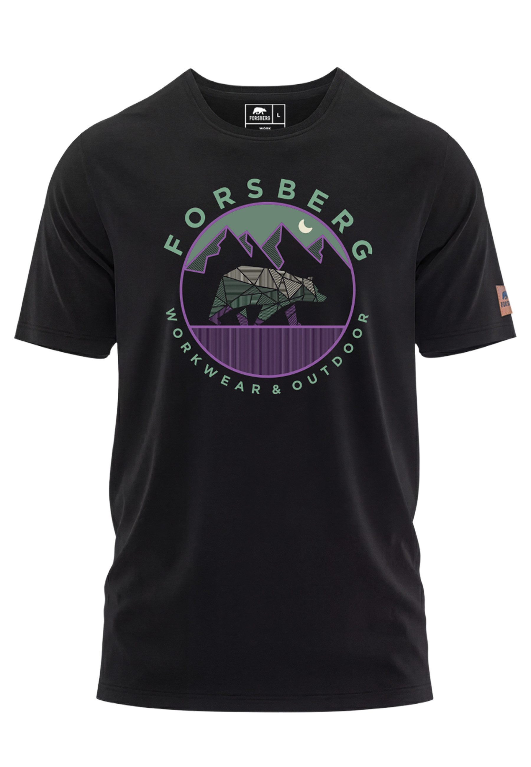 FORSBERG T-Shirt Gruvarson II T-Shirt mit Brustlogo