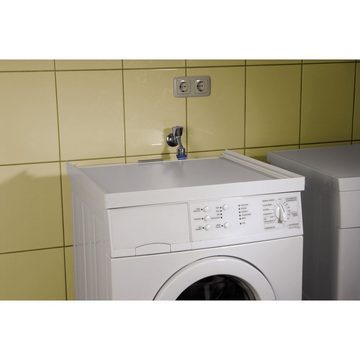 Xavax Zwischenbaurahmen Zwischenbaurahmen für Waschmaschinen/Trockner, 60 x 60 cm, 60 x 60 cm, Zwischenbausatz, Metall