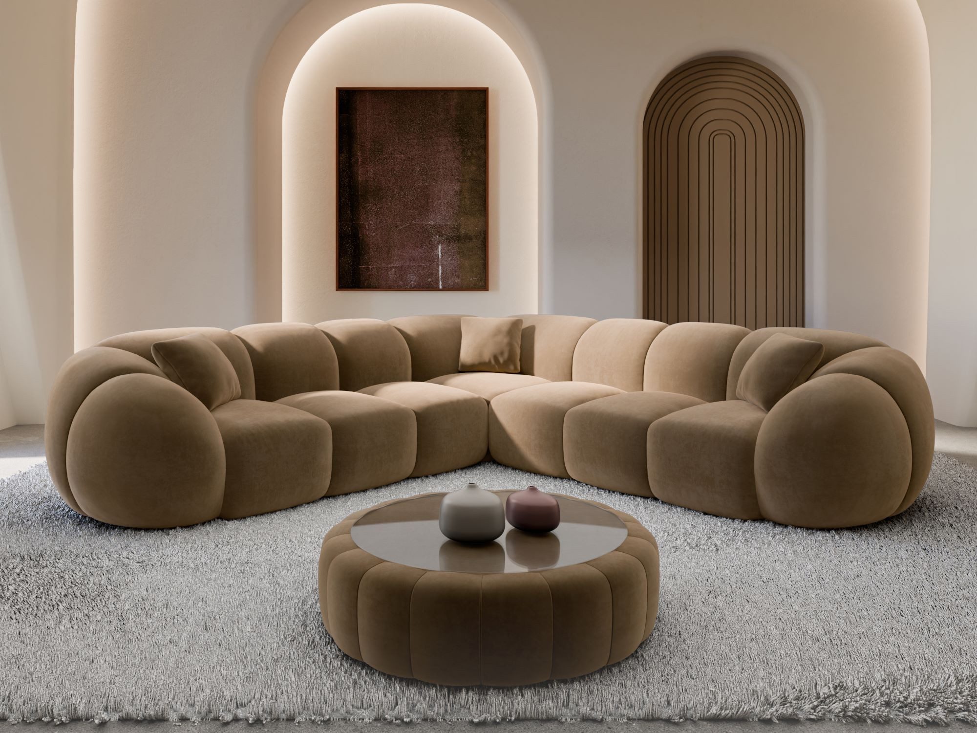 Sofa Dreams Ecksofa Couch Valderosa L-Form in Stoff, Ecksofa, L-Form, Zeitloser Look in L-Form, 2 Zierkissen inklusive