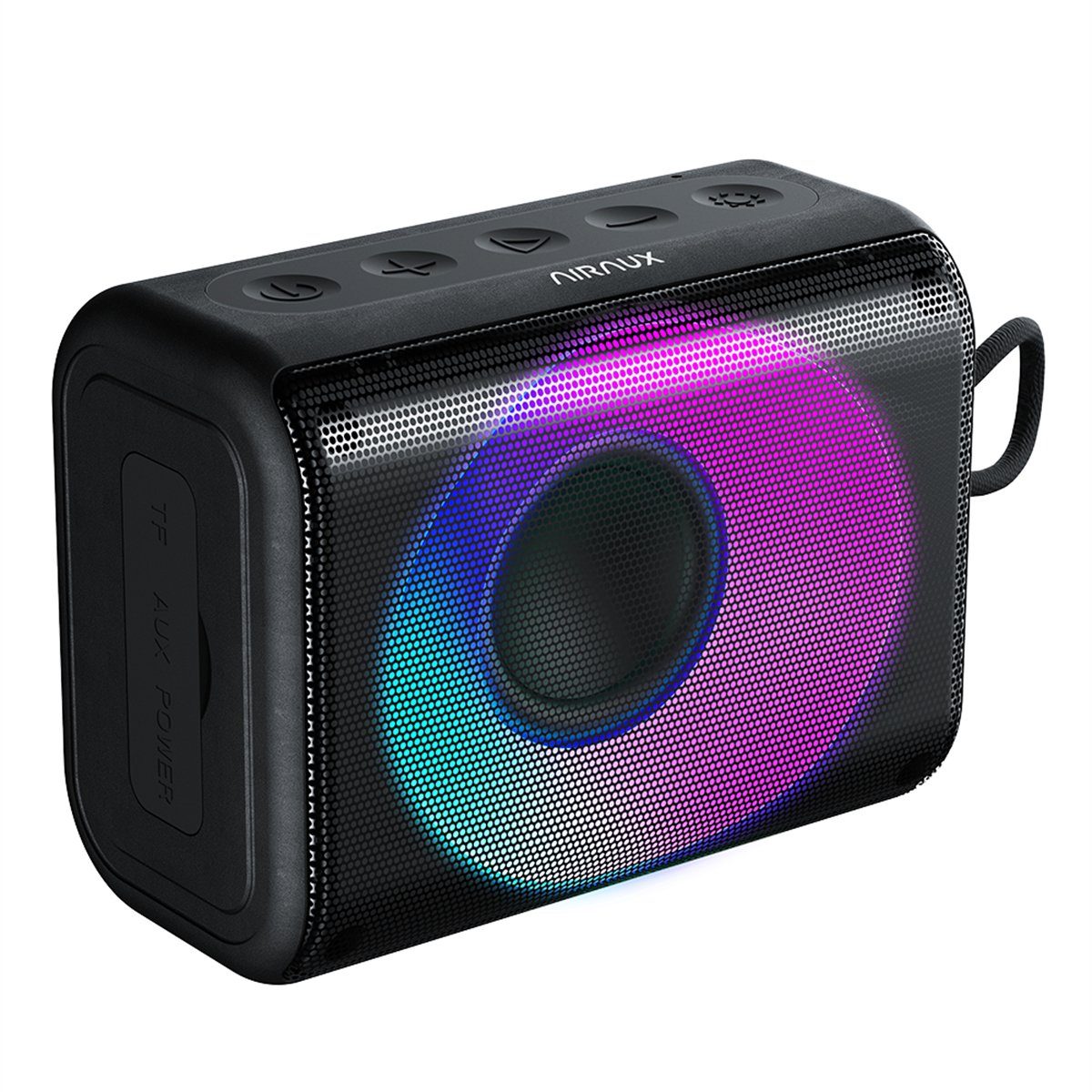 AirAux AA-WM2 Bluetooth-Lautsprecher (10 W, WS bluetooth V5.1, 360 ...