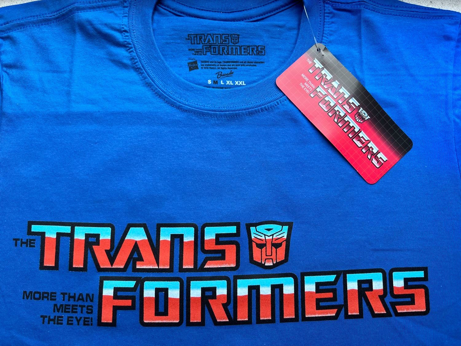 XXL M T-Shirt Logo blau XL Autobot L Print-Shirt Transformers S TRANSFORMERS
