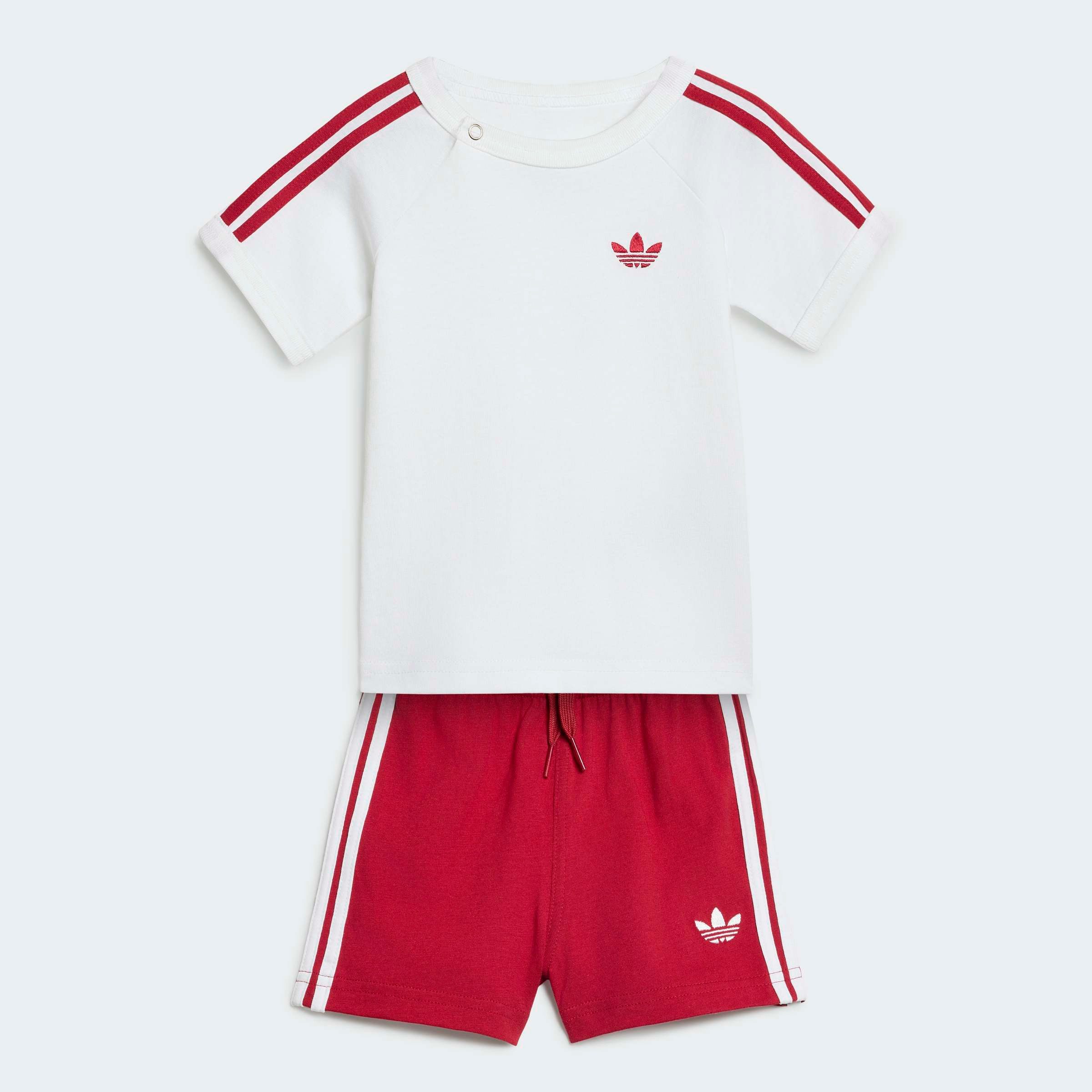 adidas Originals Trainingsanzug 3-STREIFEN SET AUS UND (2-tlg), für Babys, zweiteiliges Set, aus Baumwolle