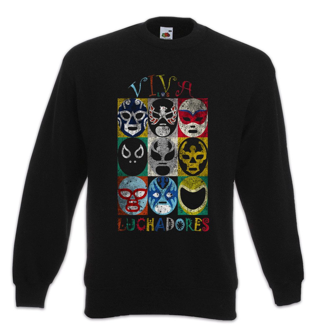 Sweatshirt Luchadores Sweatshirt Mexiko Wrestling Wrestler Mexican Mexico Latin
