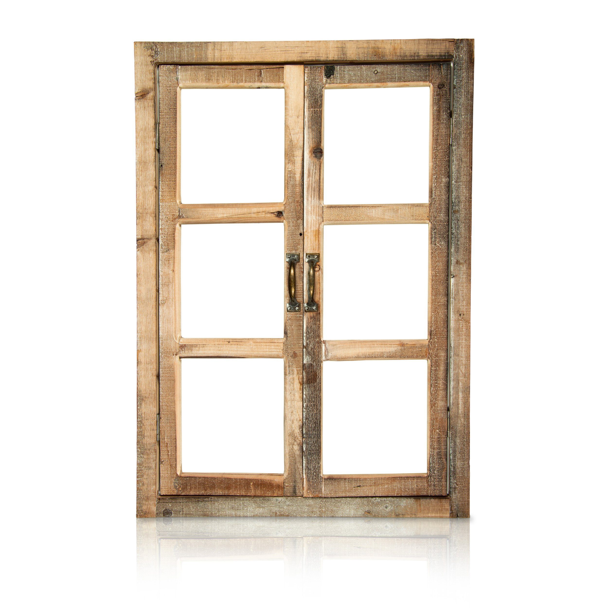 Dekoobjekt - Vintage Deko-Holzfenster