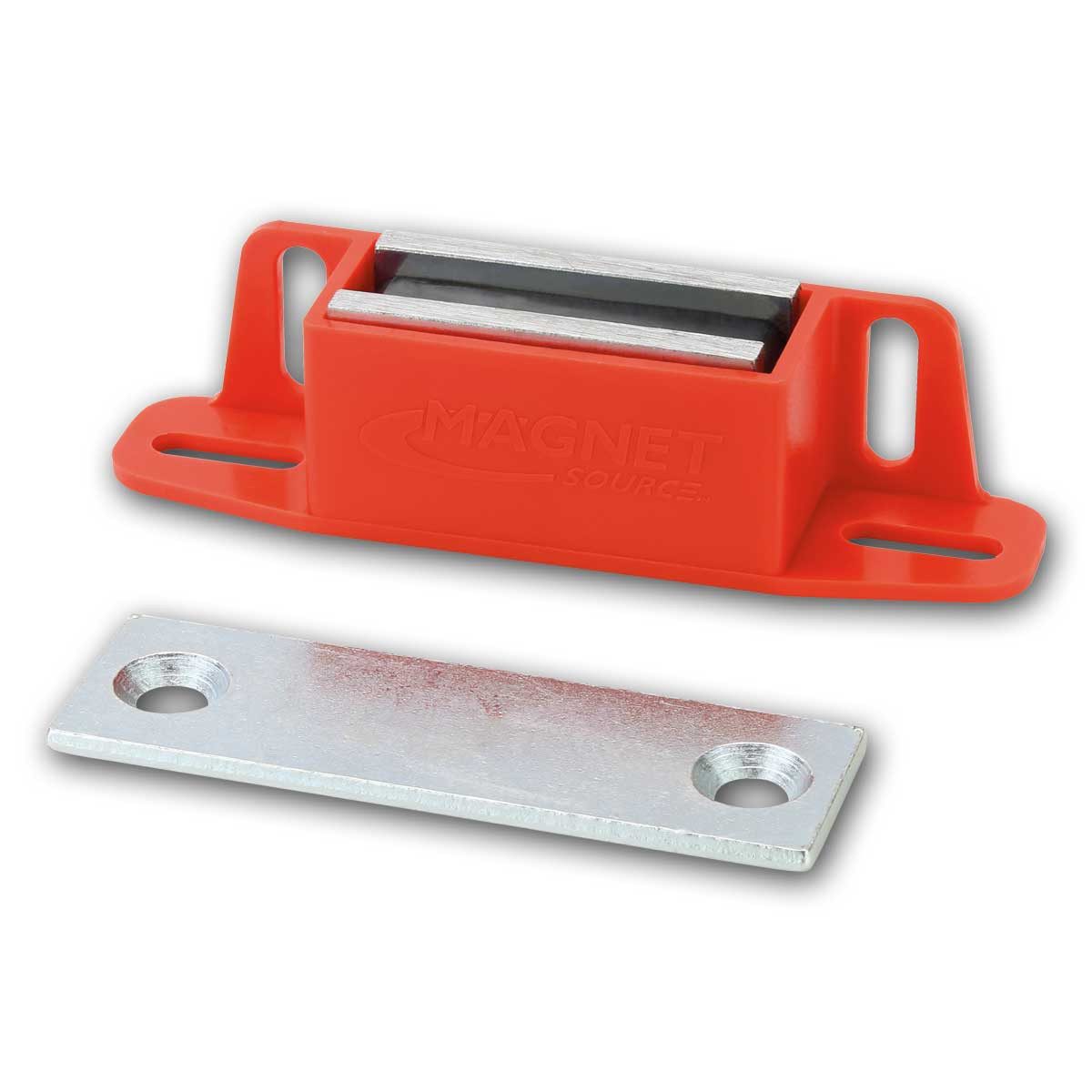 Magnetschließe Magnetischer Universal-Türschnapper, 4 Langlöcher