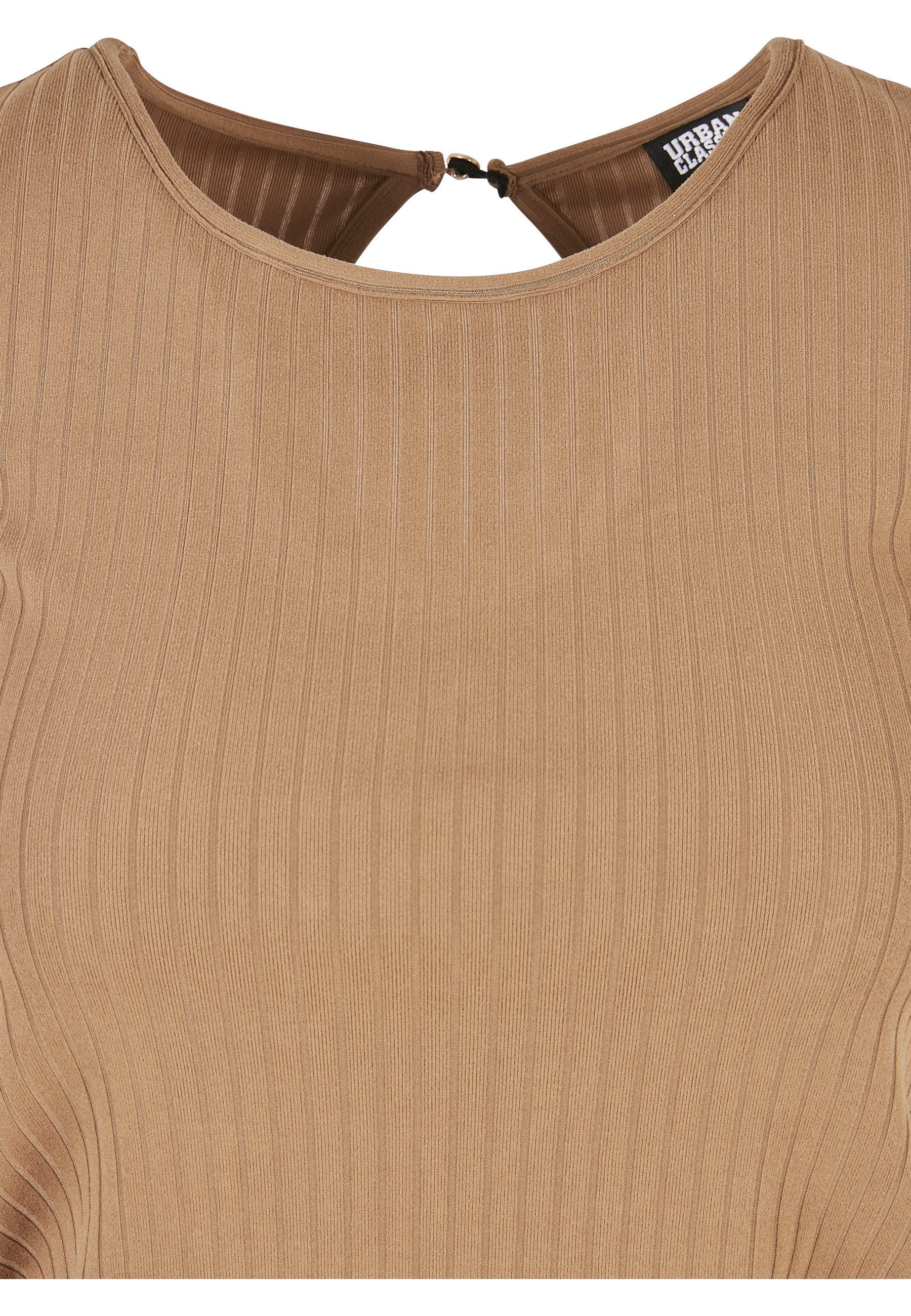 URBAN CLASSICS Jumpsuit Urban Classics Damen Ladies Rib Wid Leg Jumpsuit (1-tlg)