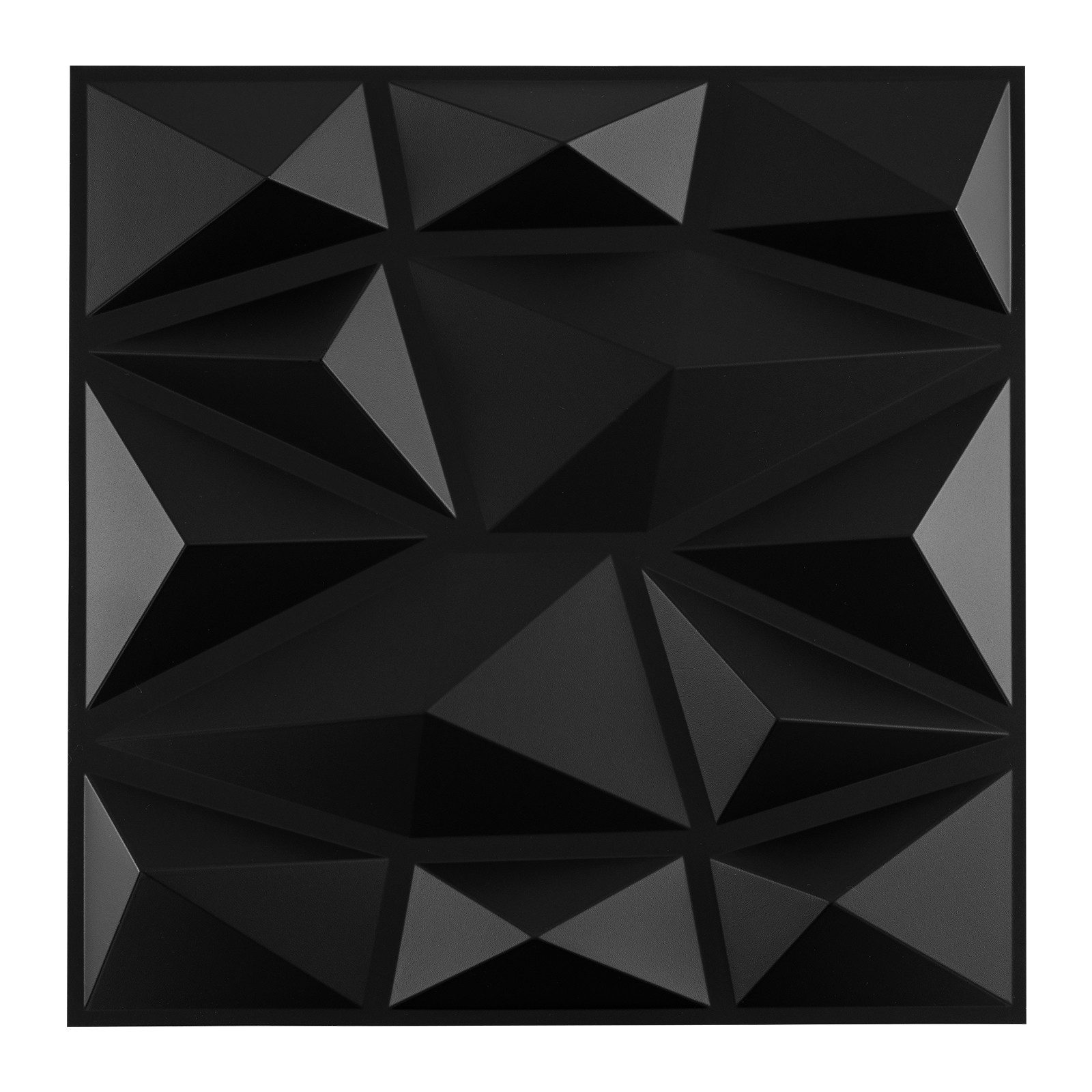 COSTWAY 3D Wandpaneel, BxL: 30x30 cm, 0.09 qm, (100-tlg) selbstklebend, PVC Kunststoffpaneele