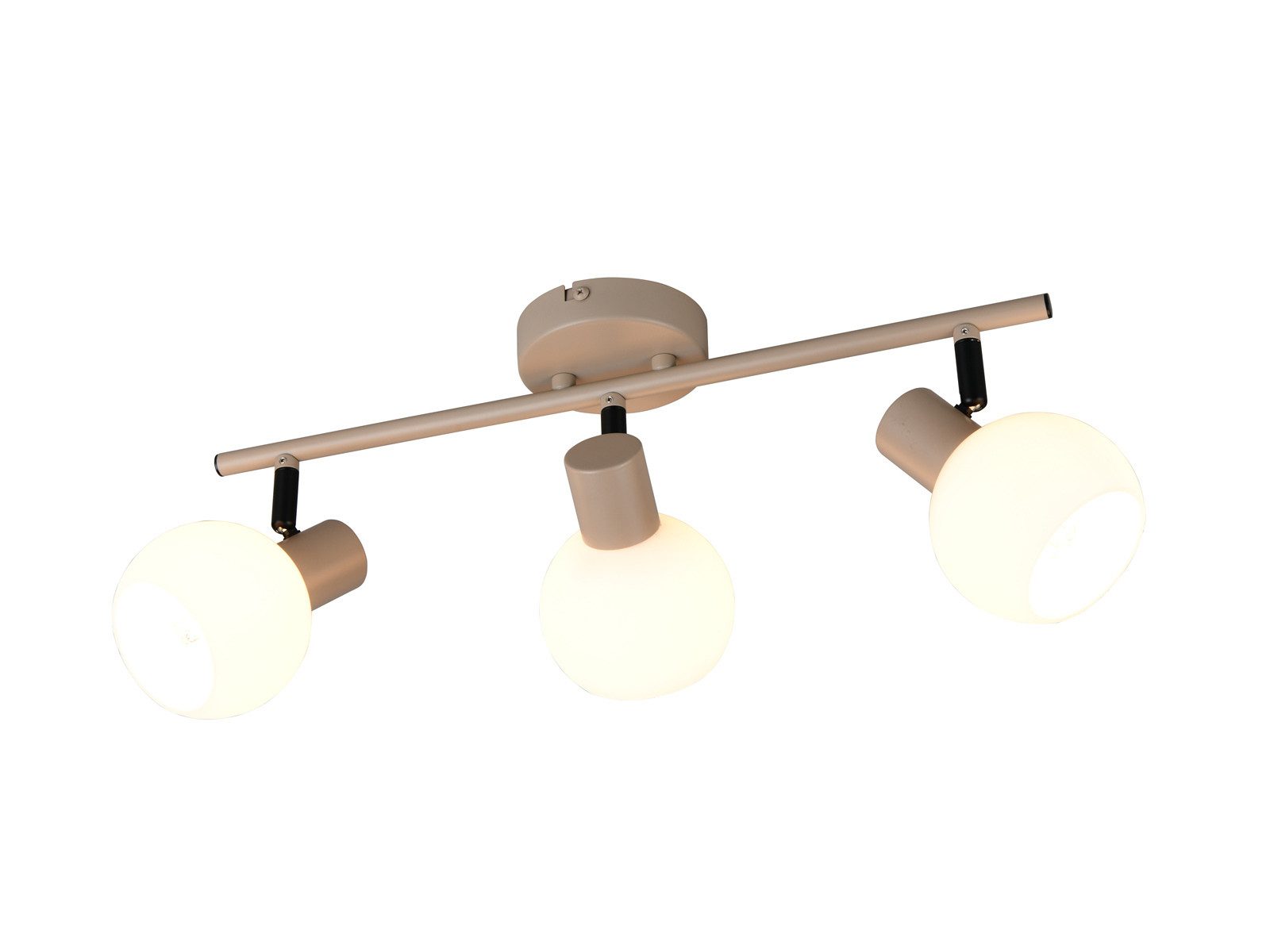 Reality Leuchten LED Deckenstrahler, Dimmfunktion, LED wechselbar, warmweiß, Lichtspots innen Deckenlampe Jugendzimmer & Treppenhaus, Breite 45cm