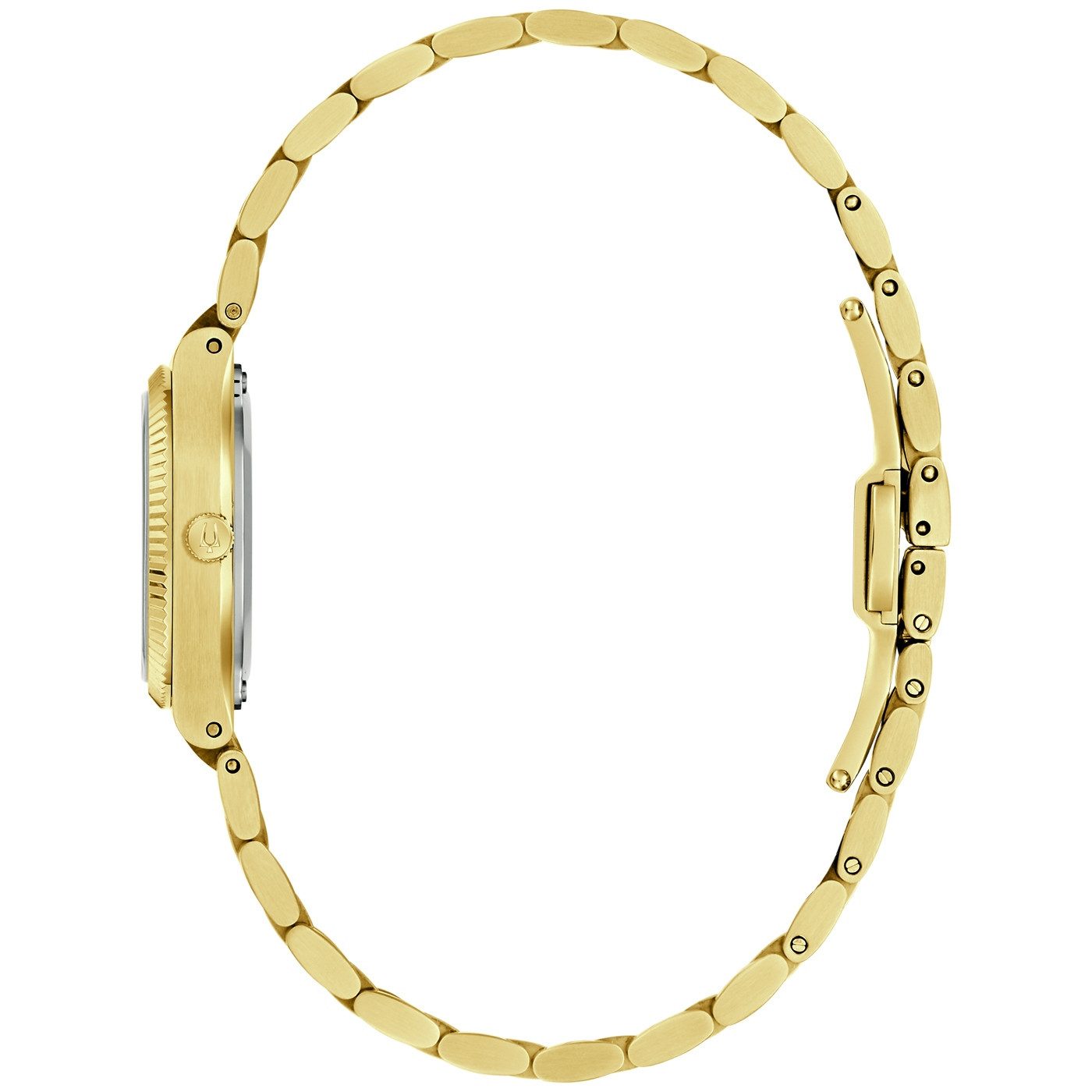 Bulova Quarzuhr Super Seville 97L189, Armbanduhr, Damenuhr, Edelstahlarmband, analog