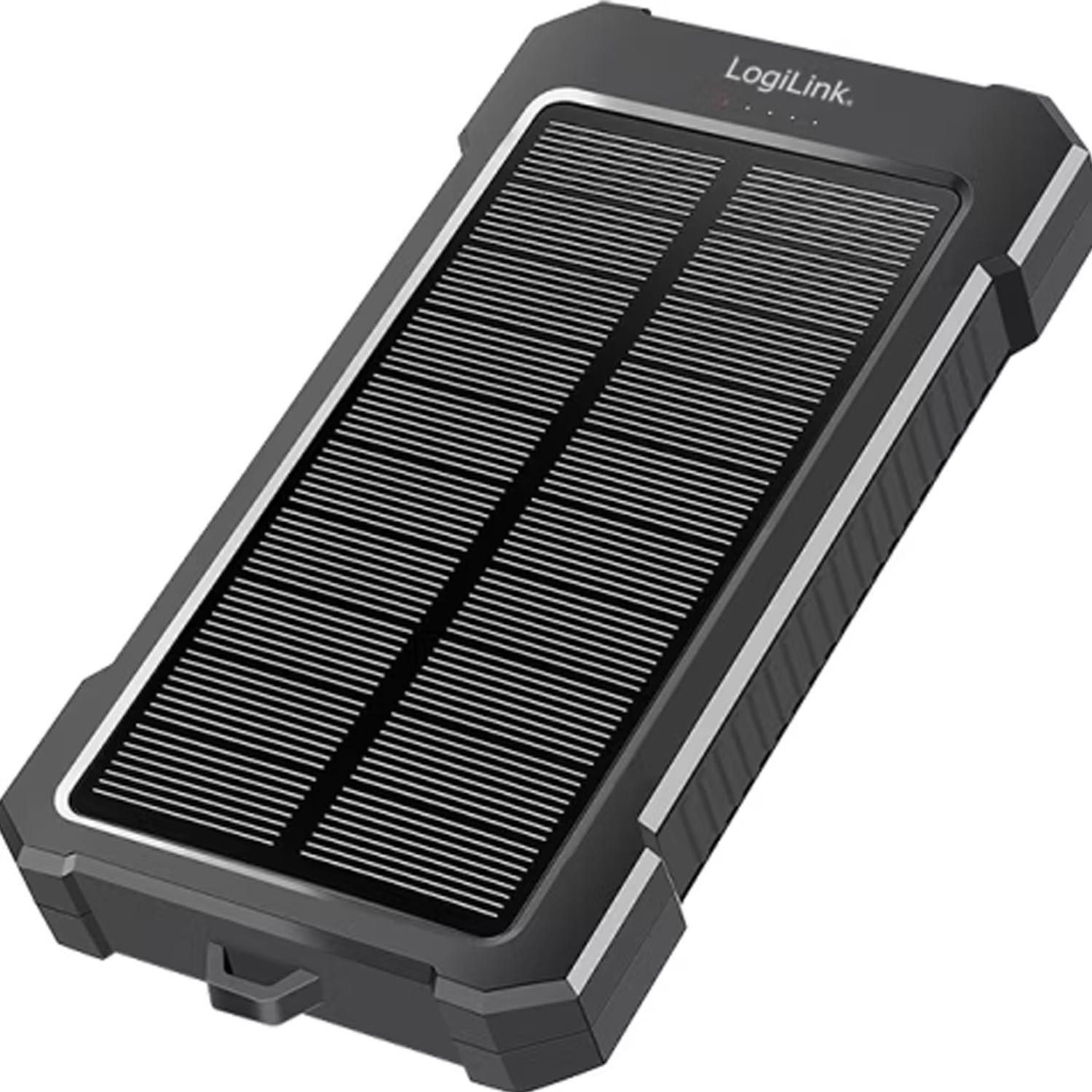LogiLink Solar-Powerbank 20W 2x USB-A Powerbank
