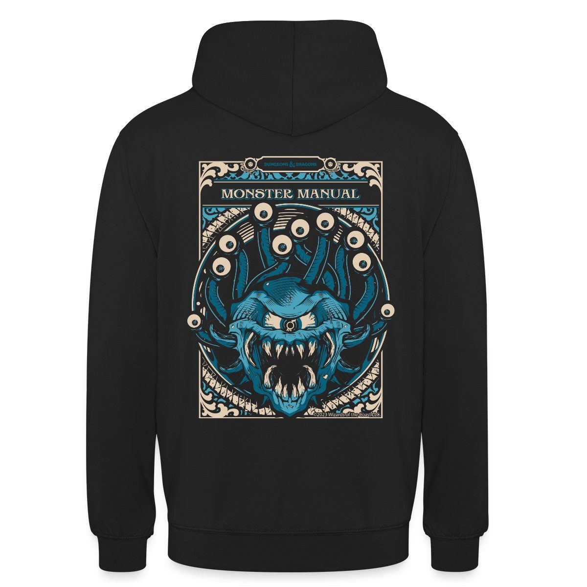 Spreadshirt Hoodie Dungeons And Dragons Monster Manual Beholder Unisex Hoodie (1-tlg)