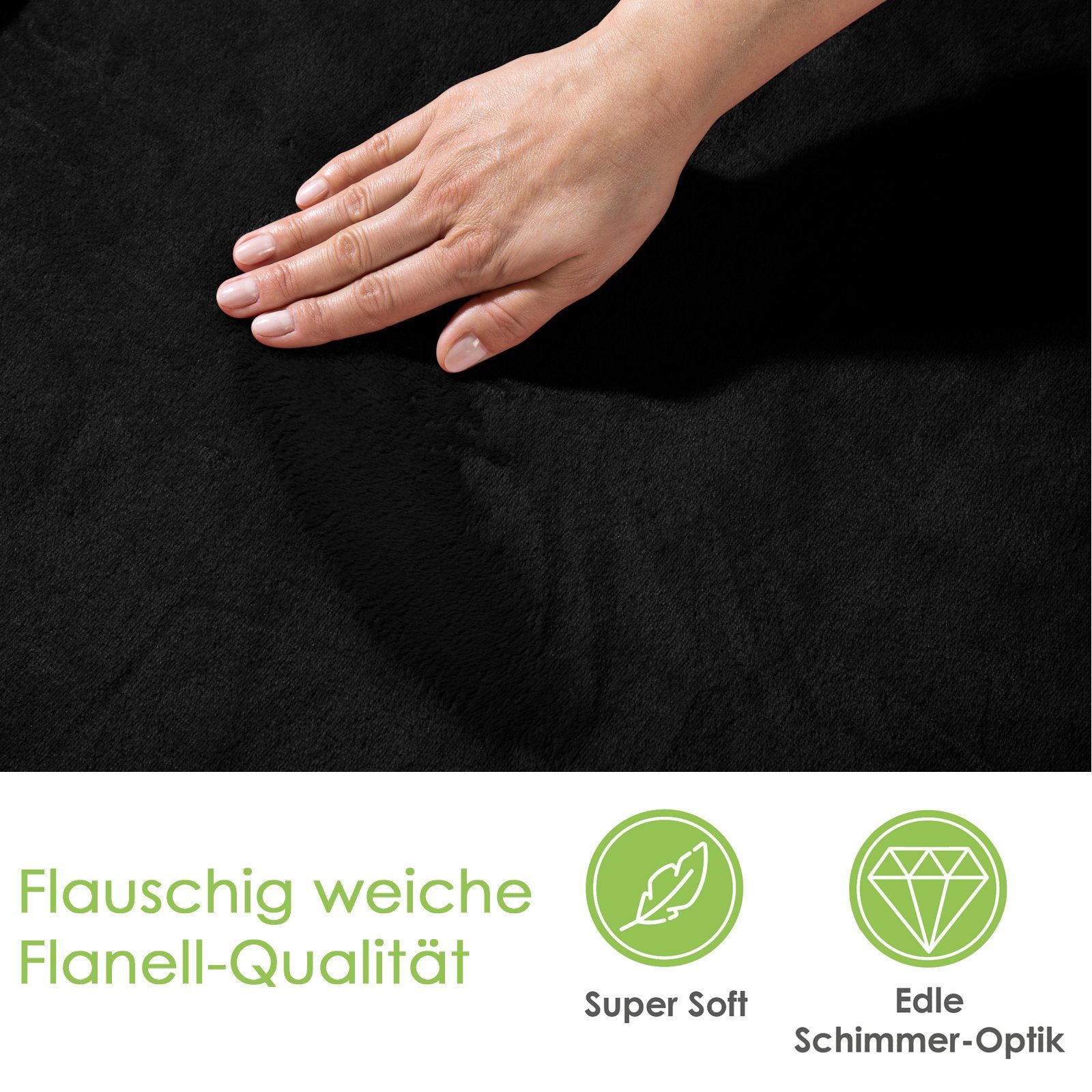 Wohndecke Premium Super Soft Flanell Kuscheldecke Sofadecke, heimtexland, s günstig online kaufen