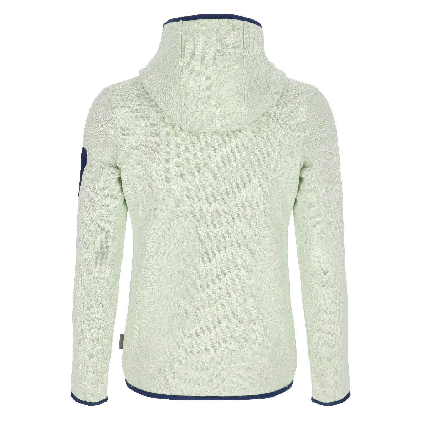 Blue Wave Strickfleecejacke Damen Fleecejacke Lotte Kapuze - Jacke Fleece Strick- & Melange-Optik Reißverschluss, Elastikabschluss an Arm & Bund, Reißverschluss – Bild 3 von 5