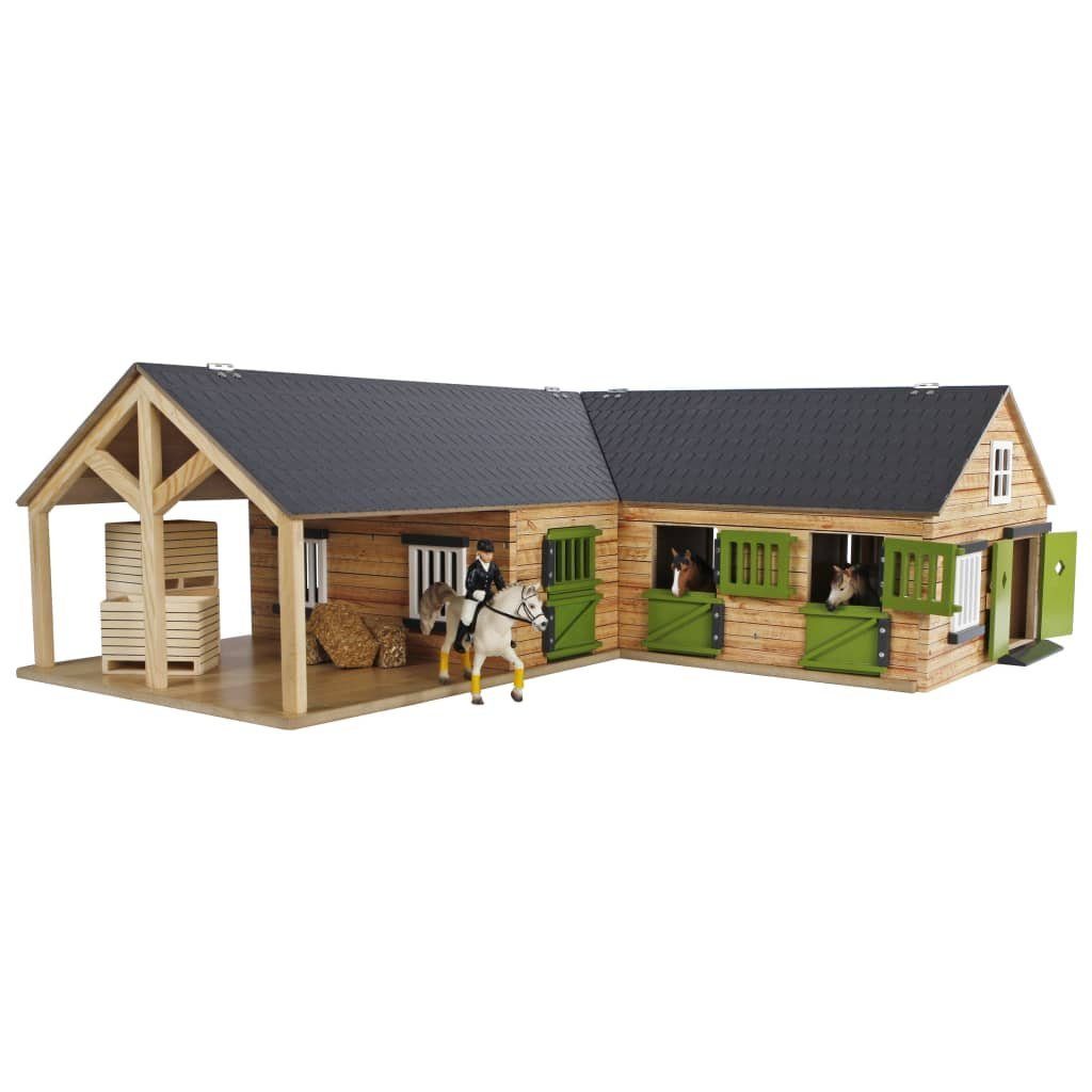 Spielwelt Pferdestall 1:24 Grau