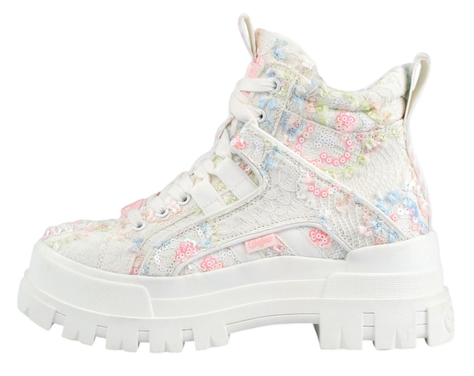 1622693 Aspha NC Mid White/Rose/Blue Sneaker