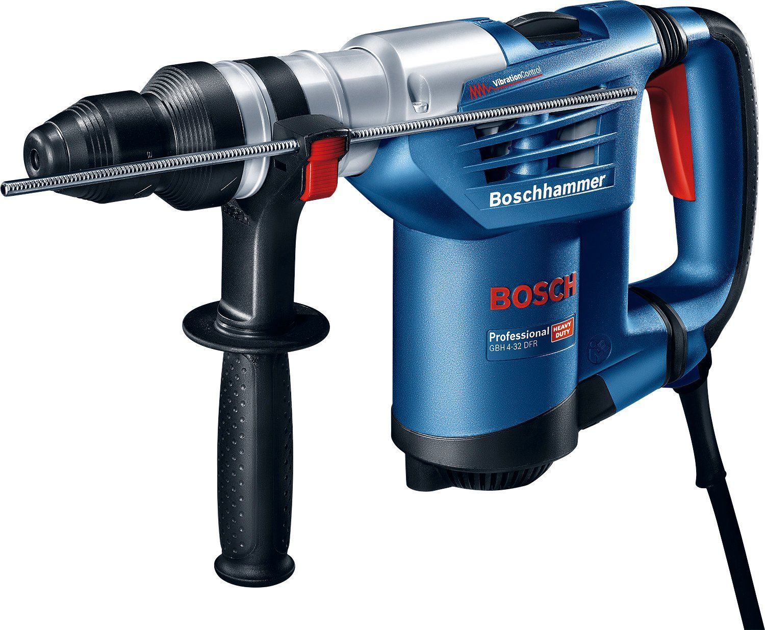 4-32 Bohrhammer mit Professional Bosch max. DFR, 3600 U/min, GBH Schnellspannbohrfutter, Handwerkkoffer