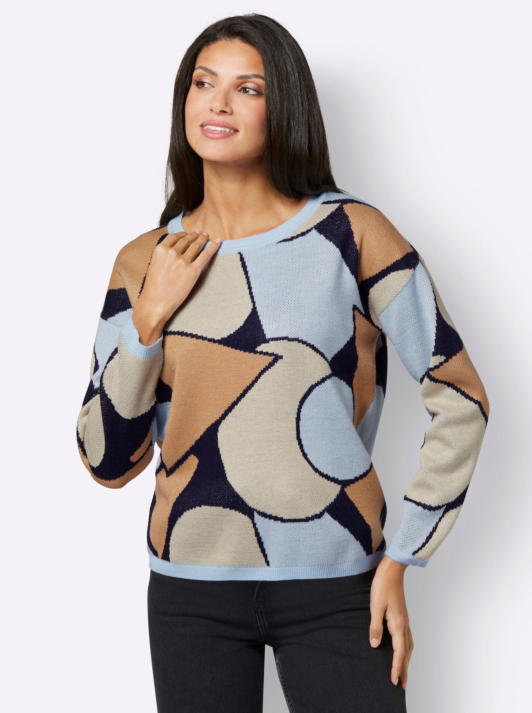 Strickpullover Jacquard-Pullover