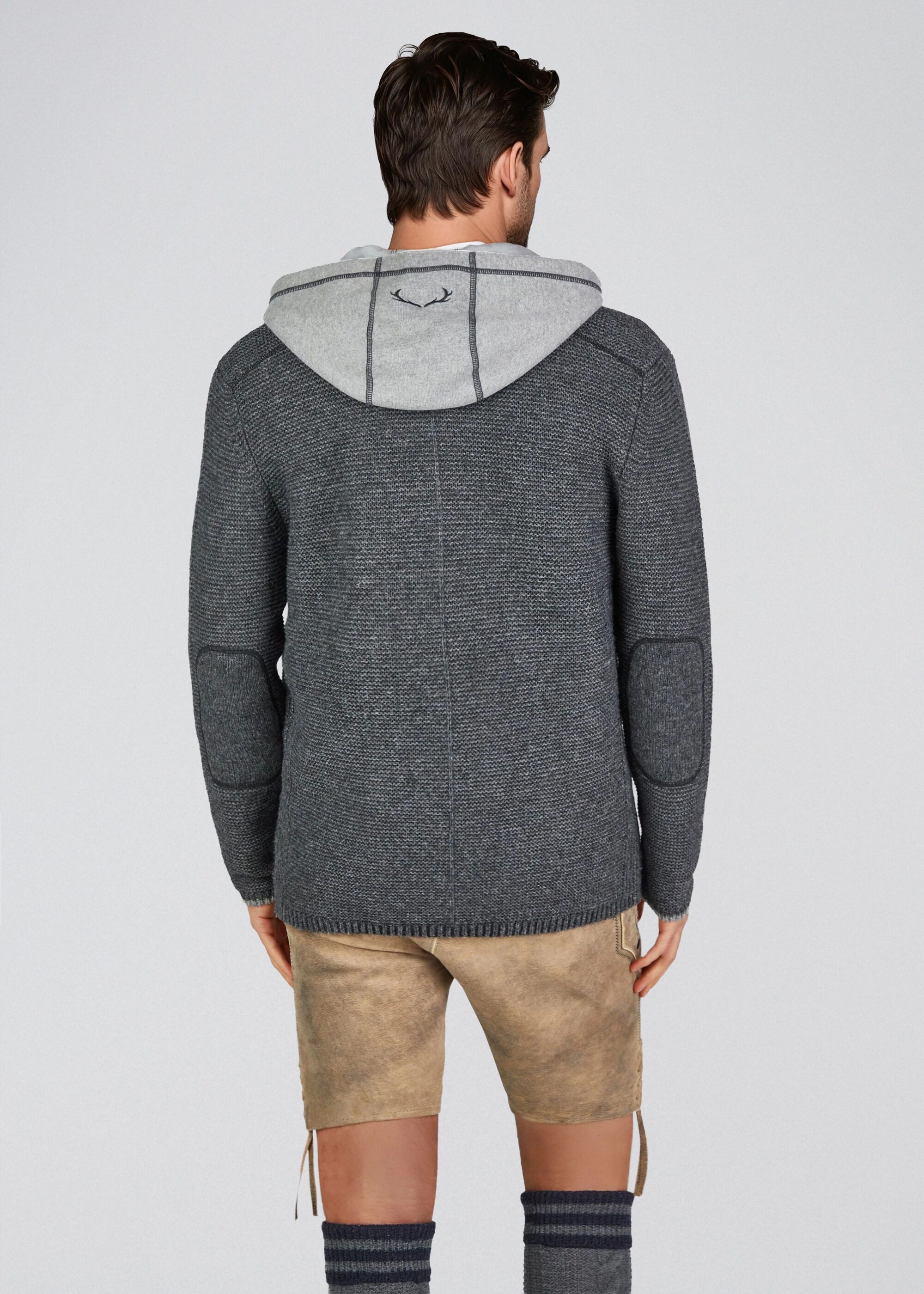 Spieth & Wensky Trachtenstrickjacke Echo (1-tlg) im unifarbenen Design