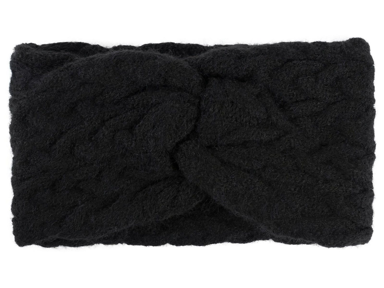 styleBREAKER Stirnband Strick Stirnband mit Zopfmuster und Twist Knoten (1- günstig online kaufen