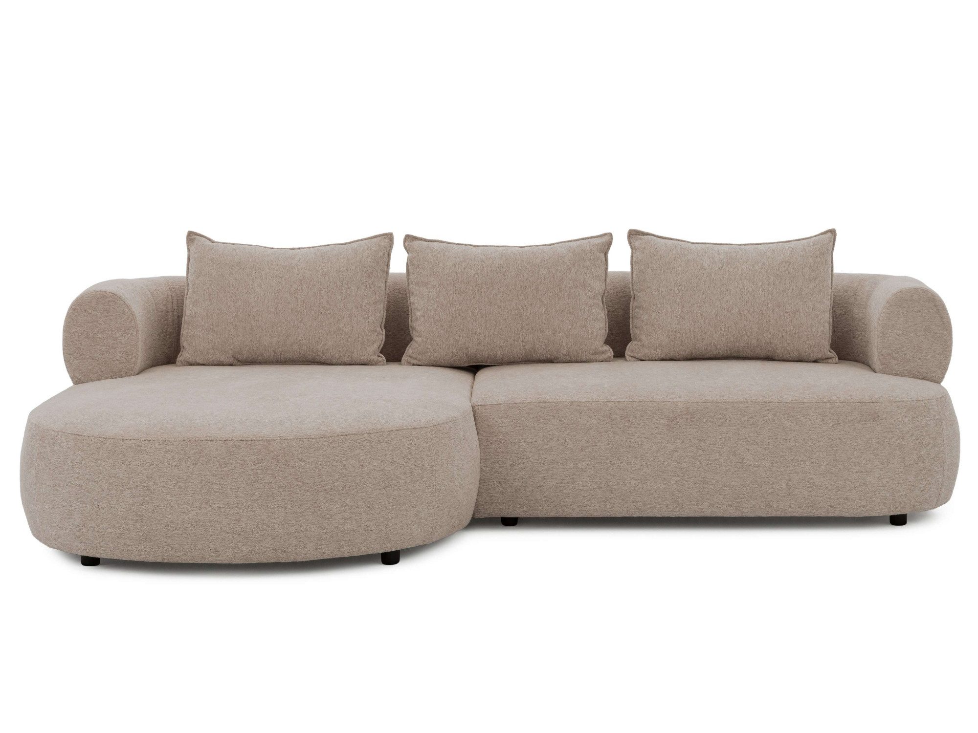 Home affaire Ecksofa LUSSAC L-Form Design-Sofa mit Zierkissen, Maße B/T/H: günstig online kaufen