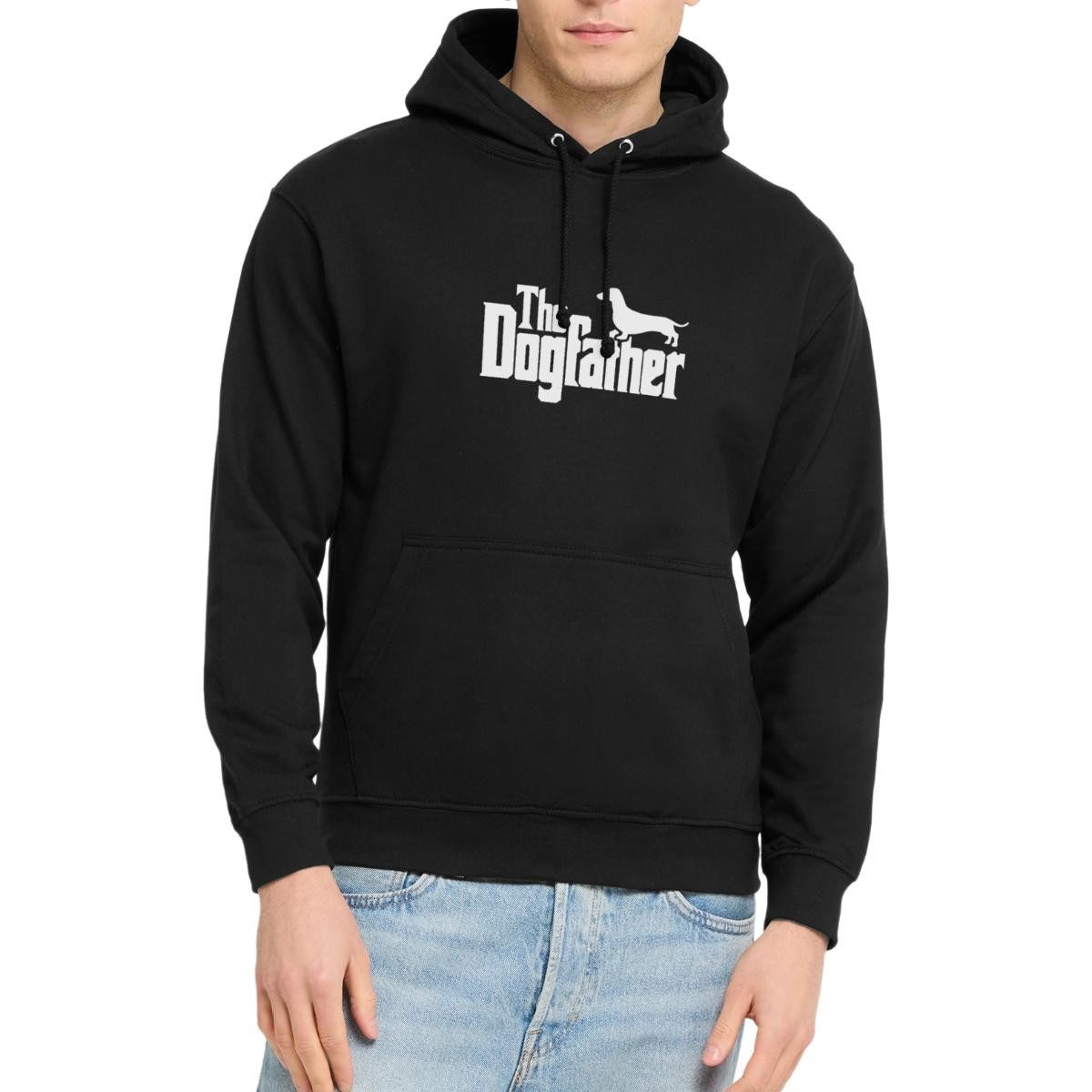 Spreadshirt Hoodie The Dogfather, Dackel Unisex Hoodie (1-tlg)