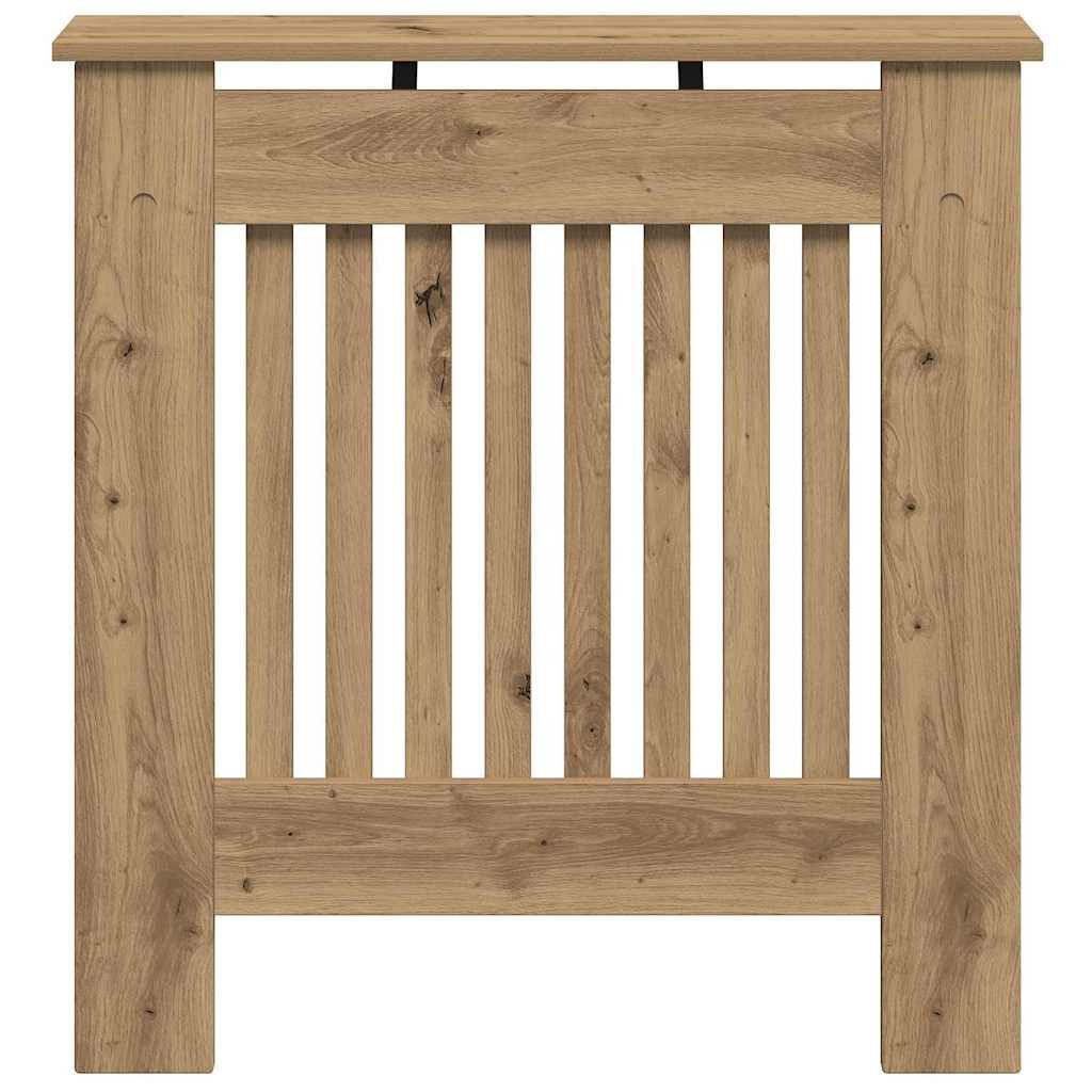 vidaXL Heizungsverkleidung 78 x 19 x 81,5 cm Heizkörperabdeckung Artisan-Eiche 78x19x81,5 cm – Bild 4 von 5