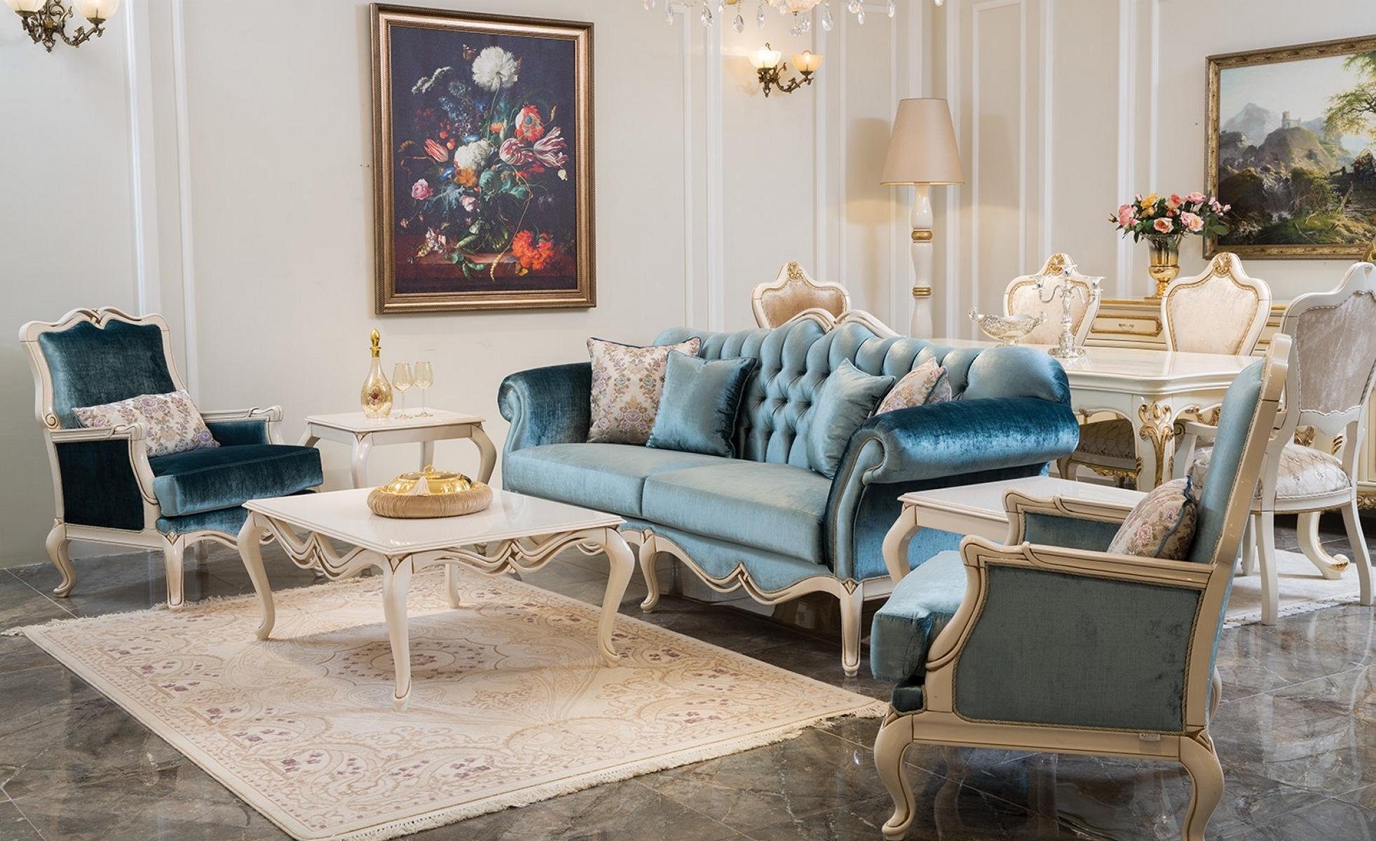 Neu, Chesterfield Polster Sofa klassisches Made Dreisitzer Europe Design in Luxuriöser JVmoebel