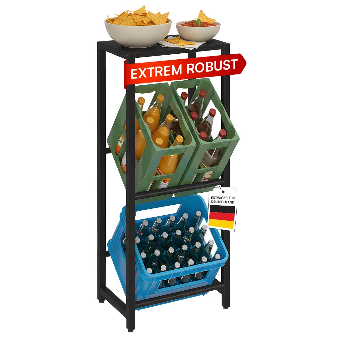 STEELSØN Flaschenregal Macondo mit Ablage, 2 günstig online kaufen