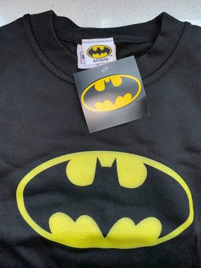 Batman Sweatshirt BATMAN Sweatshirt LOGO schwarz S M L XL XXL Pullover Erwachsene + Jugendliche
