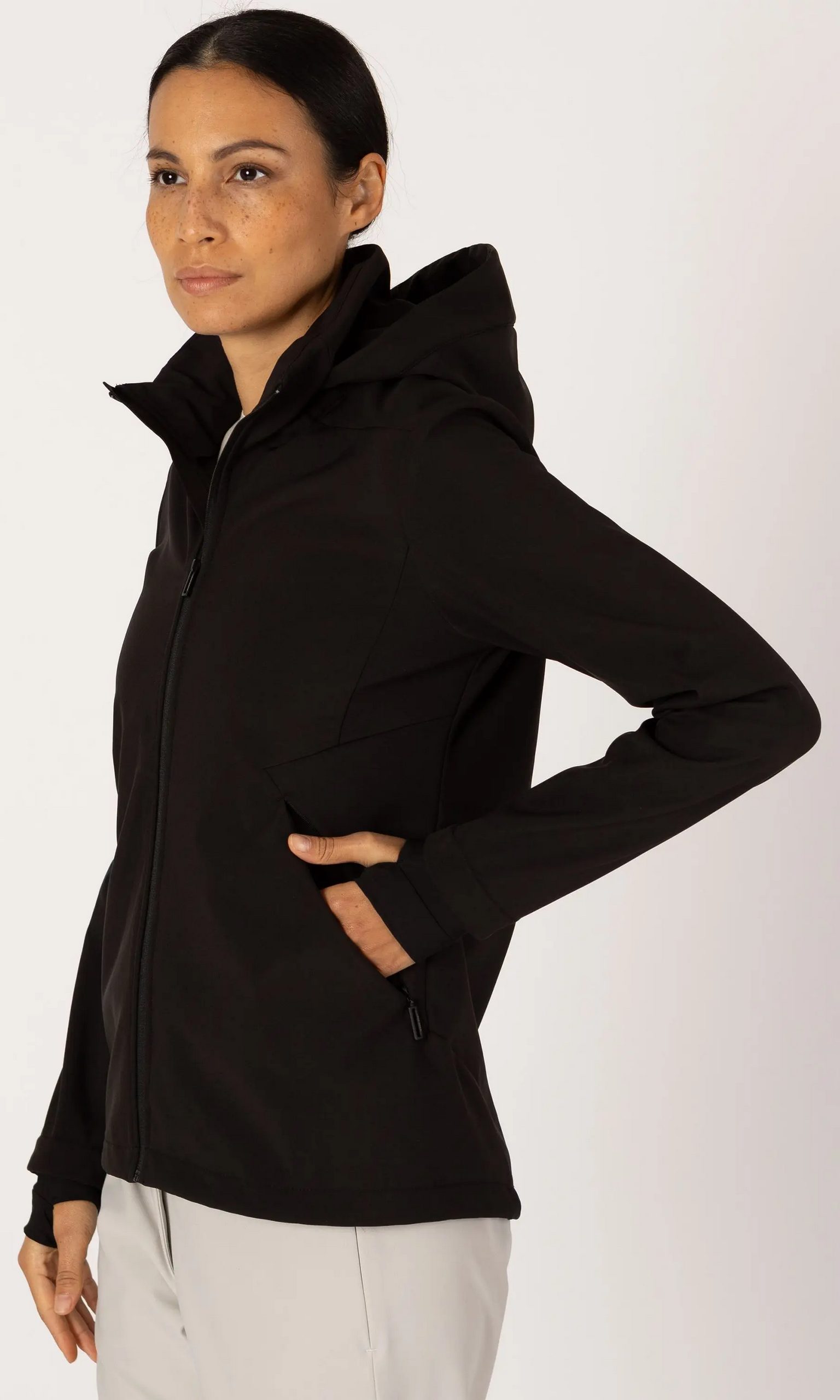 Jeanne Baret Outdoorjacke MAURITIUS FIX HOOD SOFTSHELL
