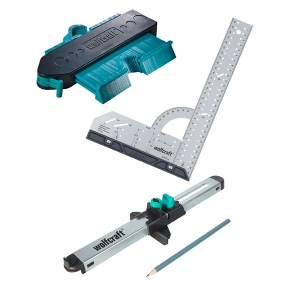 wolfcraft Einpass-Set für Laminat- und Designboden