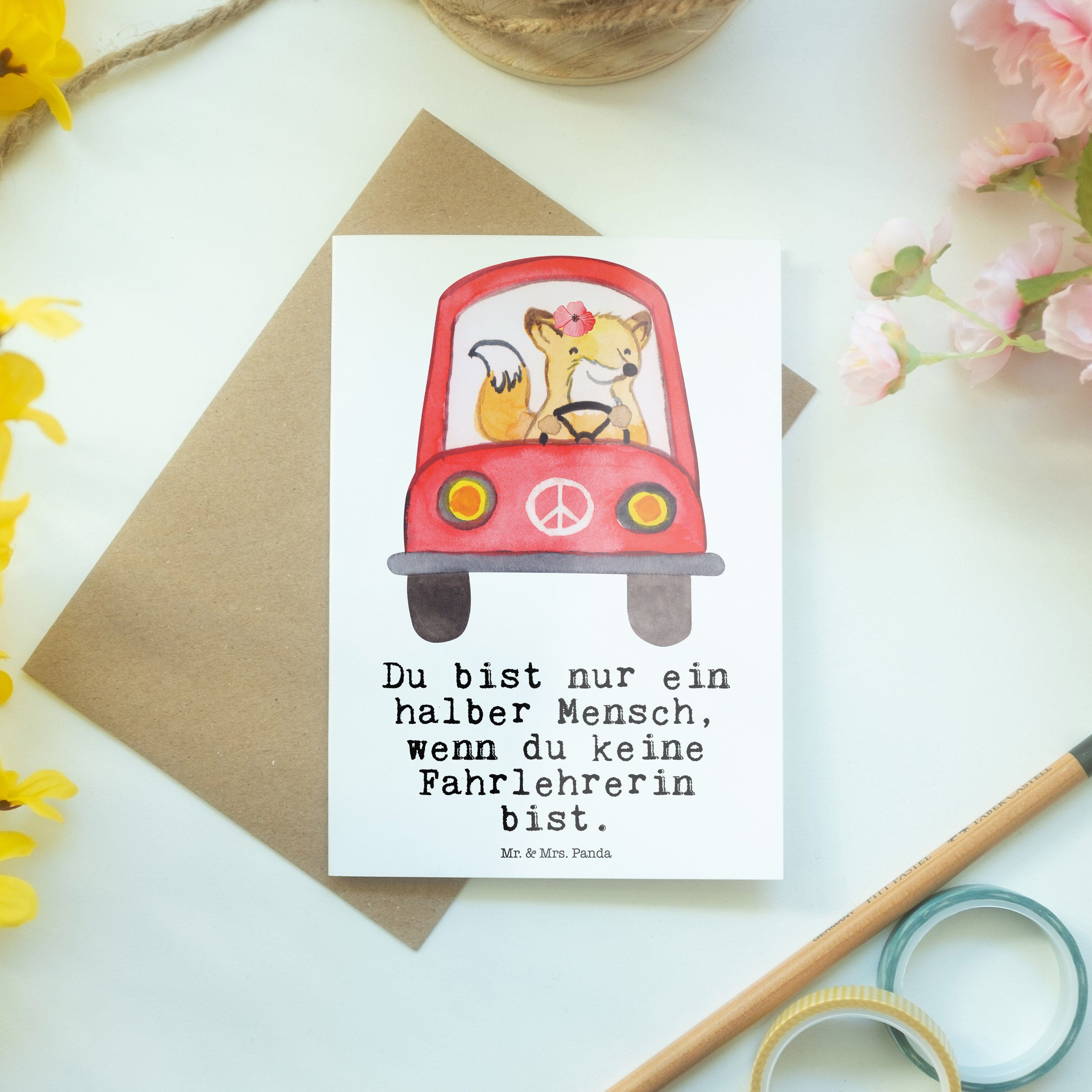 Nigel Quiney Geburtstagskarte – „Wonderful Wife“ Mit Kirschblütendesign, Goldgeprägt