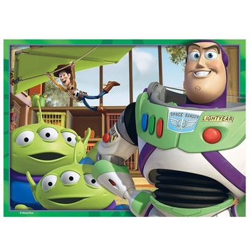 Disney Puzzle 4 in 1 Puzzle Box Toy Story Ravensburger Kinder Puzzle, 24 Puzzleteile
