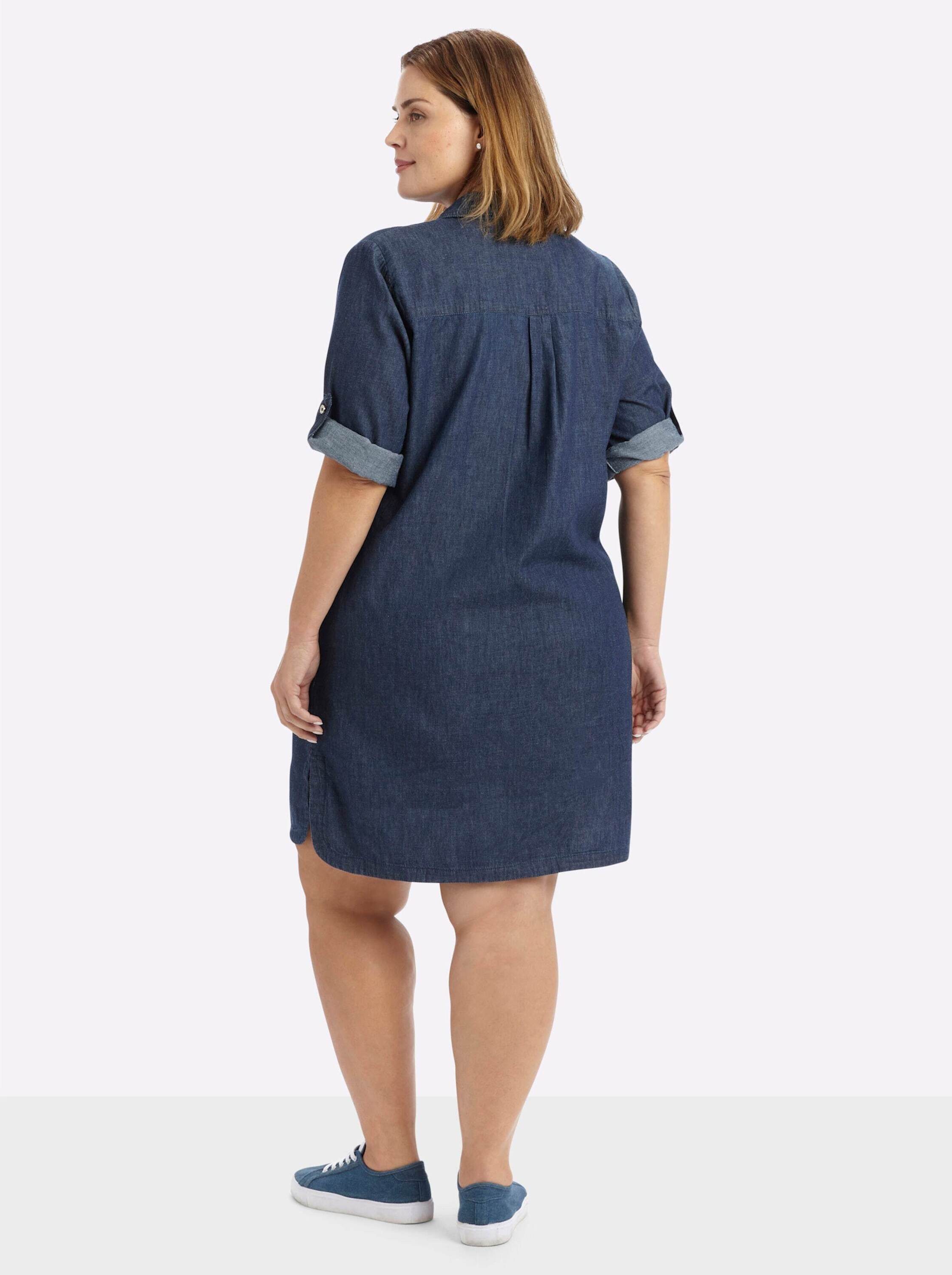 Witt Etuikleid Jeans-Kleid 3/4-Arm