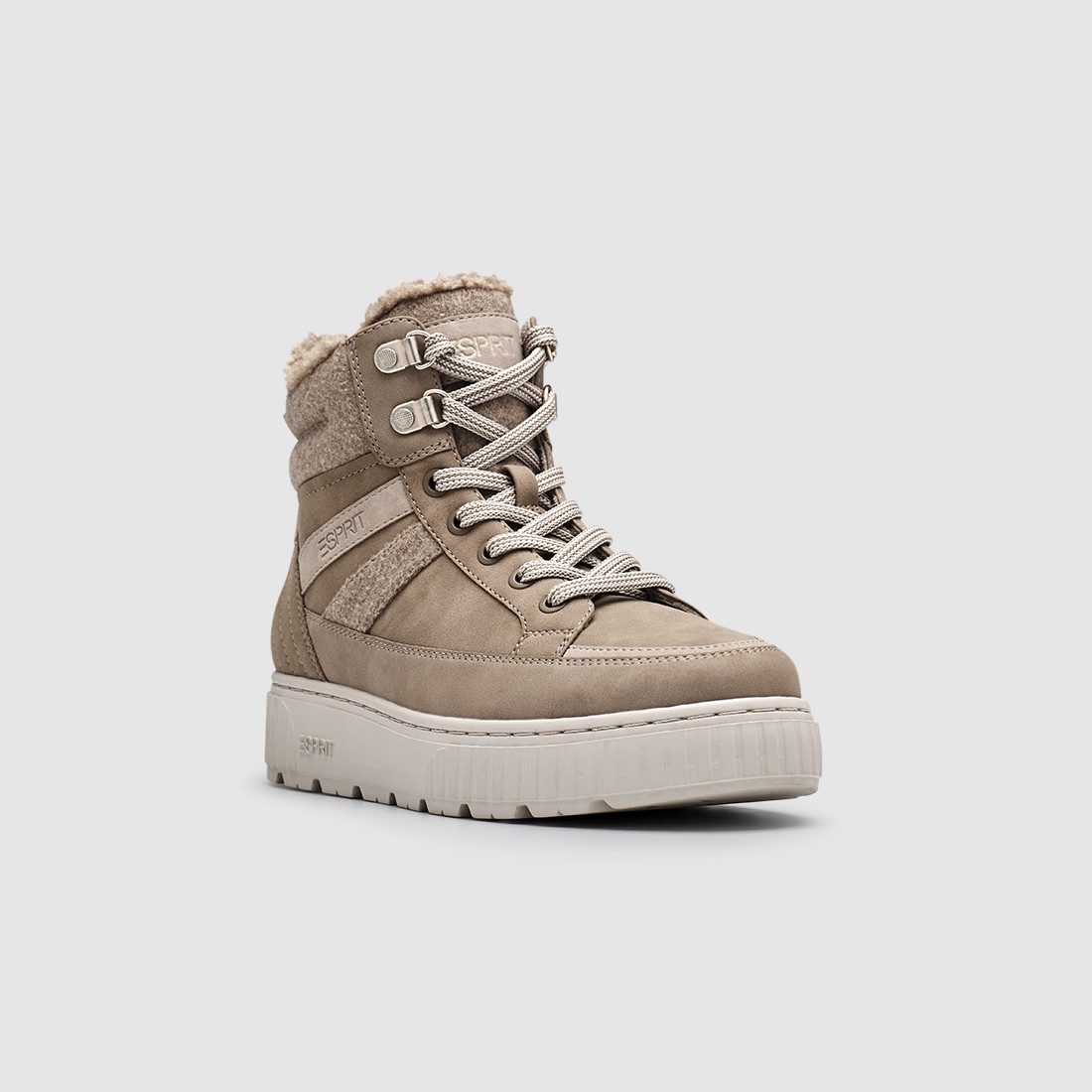 Esprit PINA Schnürboots Winterboots, Schnürstiefelette, Keilboots mit Warmfutter