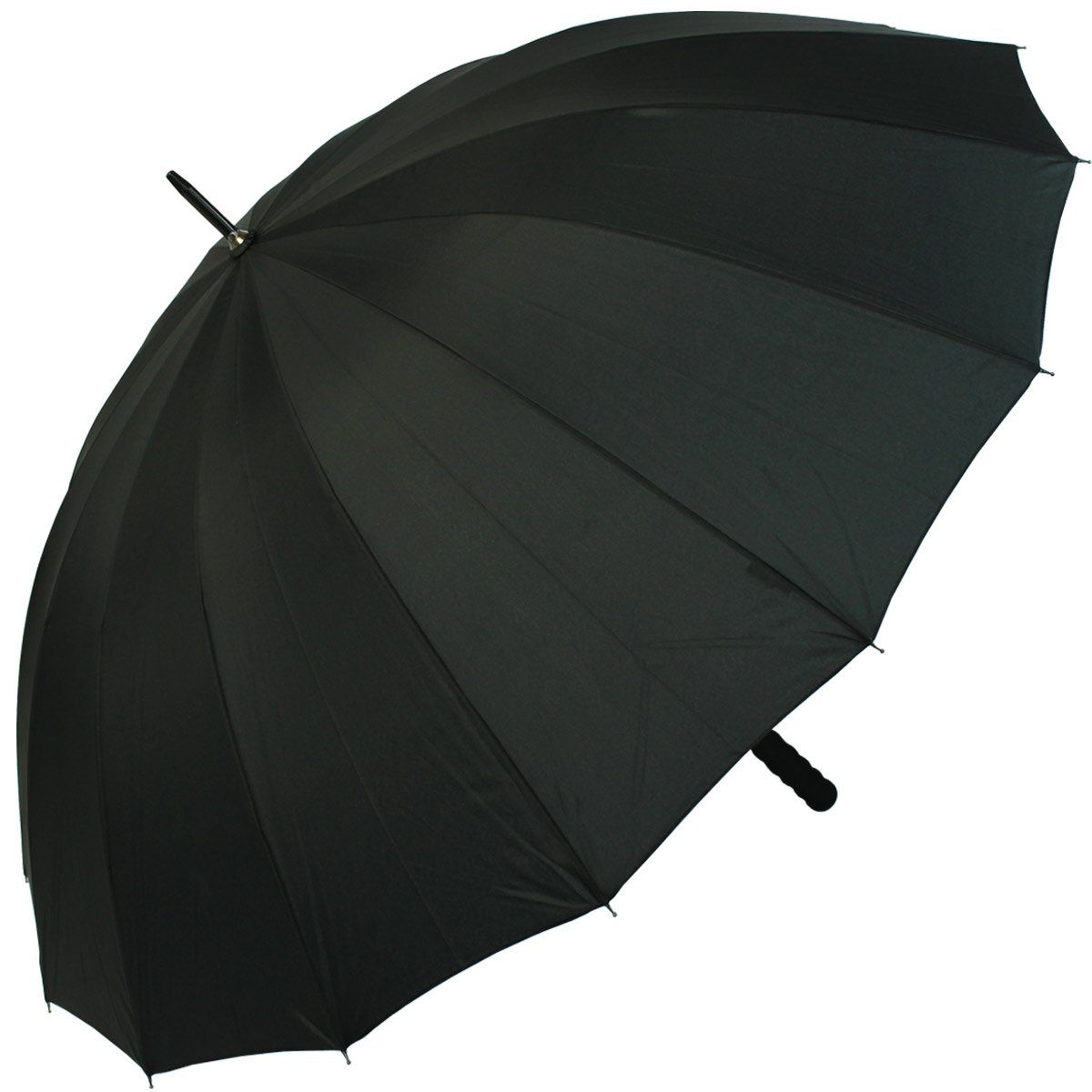 iX-brella Stockregenschirm XXL 130 cm Durchmesser Golf-Partnerschirm, 16-teiliges Dach, mit leichtem Fiberglasgestell