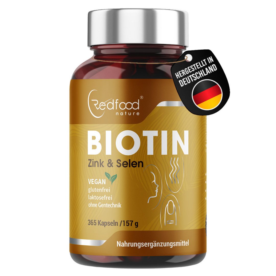 Biotin, Zink und Selen Kapseln