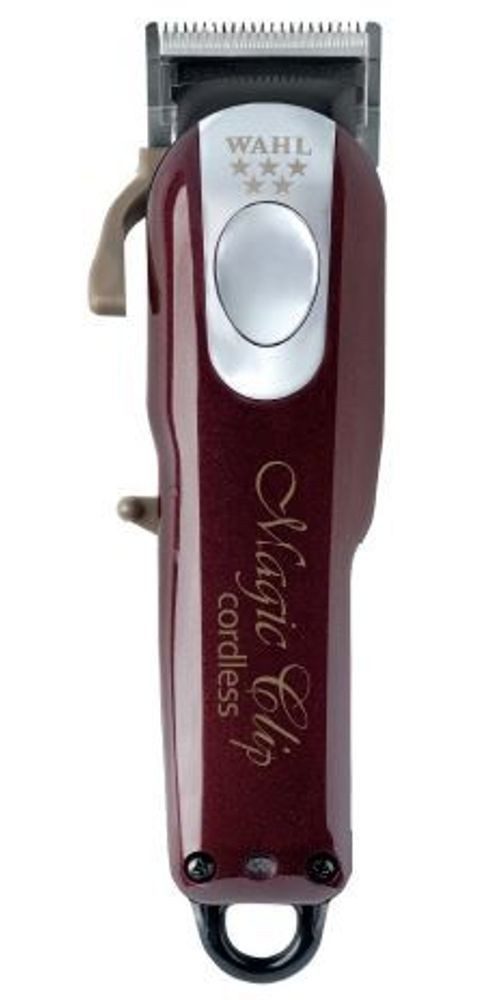 Wahl Haar- und Bartschneider Cordless Magic Clip Burgundy rot